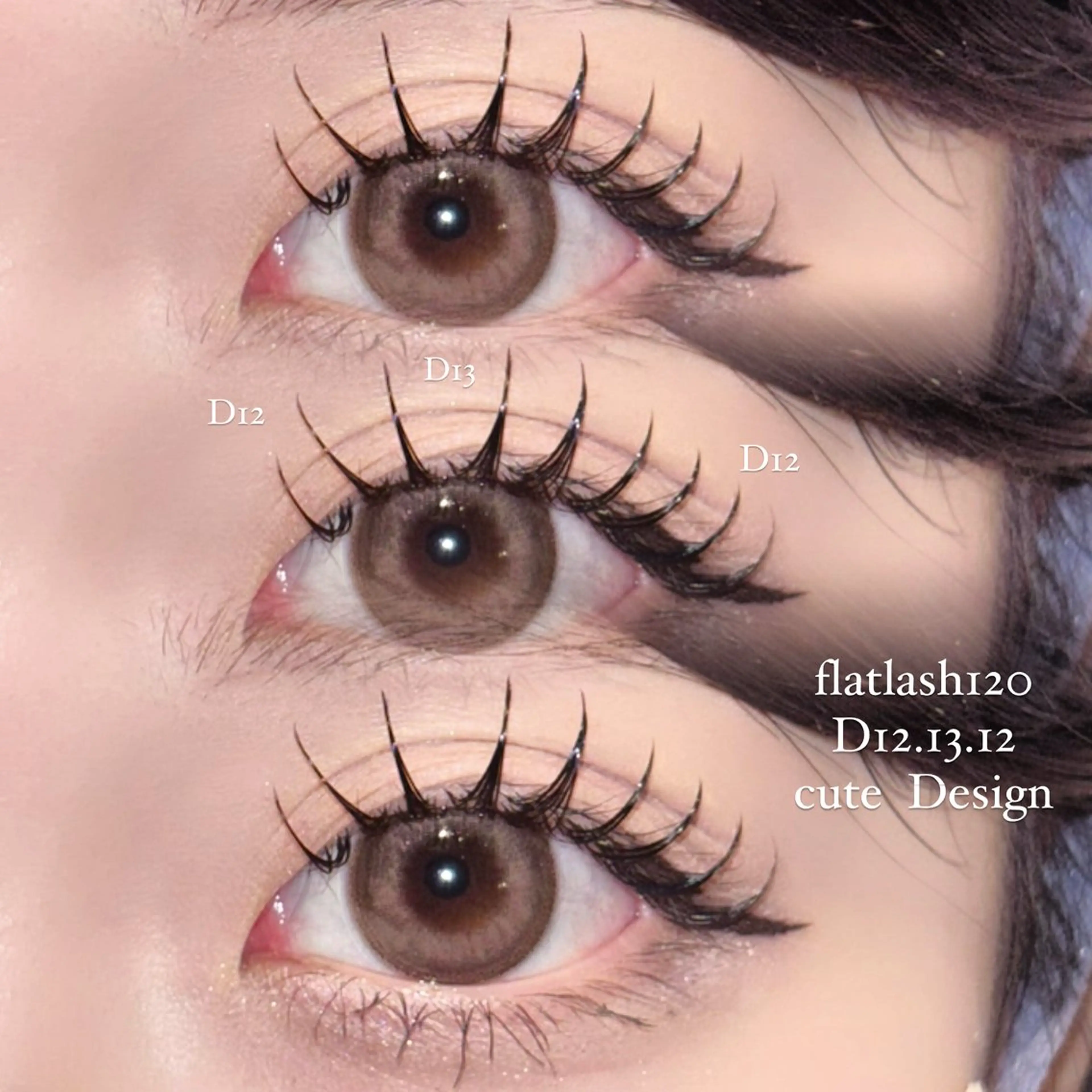 マツエク・マツパ フラットラッシュ まつげパーマ 下まつげエクステ 一重×まつ毛パーマ マツエク NORA senaのマツエク・マツパデザイン