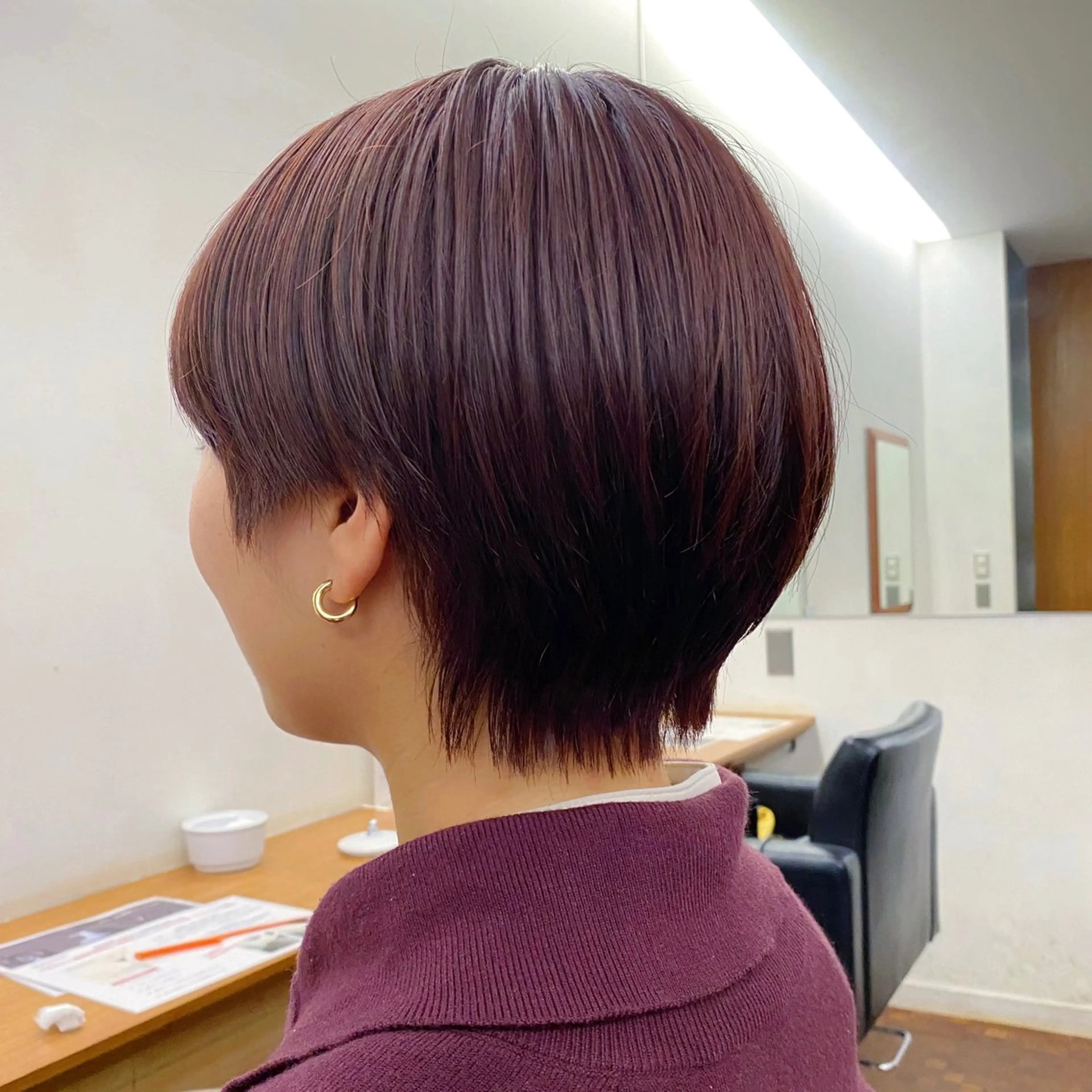 ショート カラー カット ヘアカラー トリートメント Paddle所属・似合わせレイヤー/ レイヤーパーマ/高倉のヘアスタイル