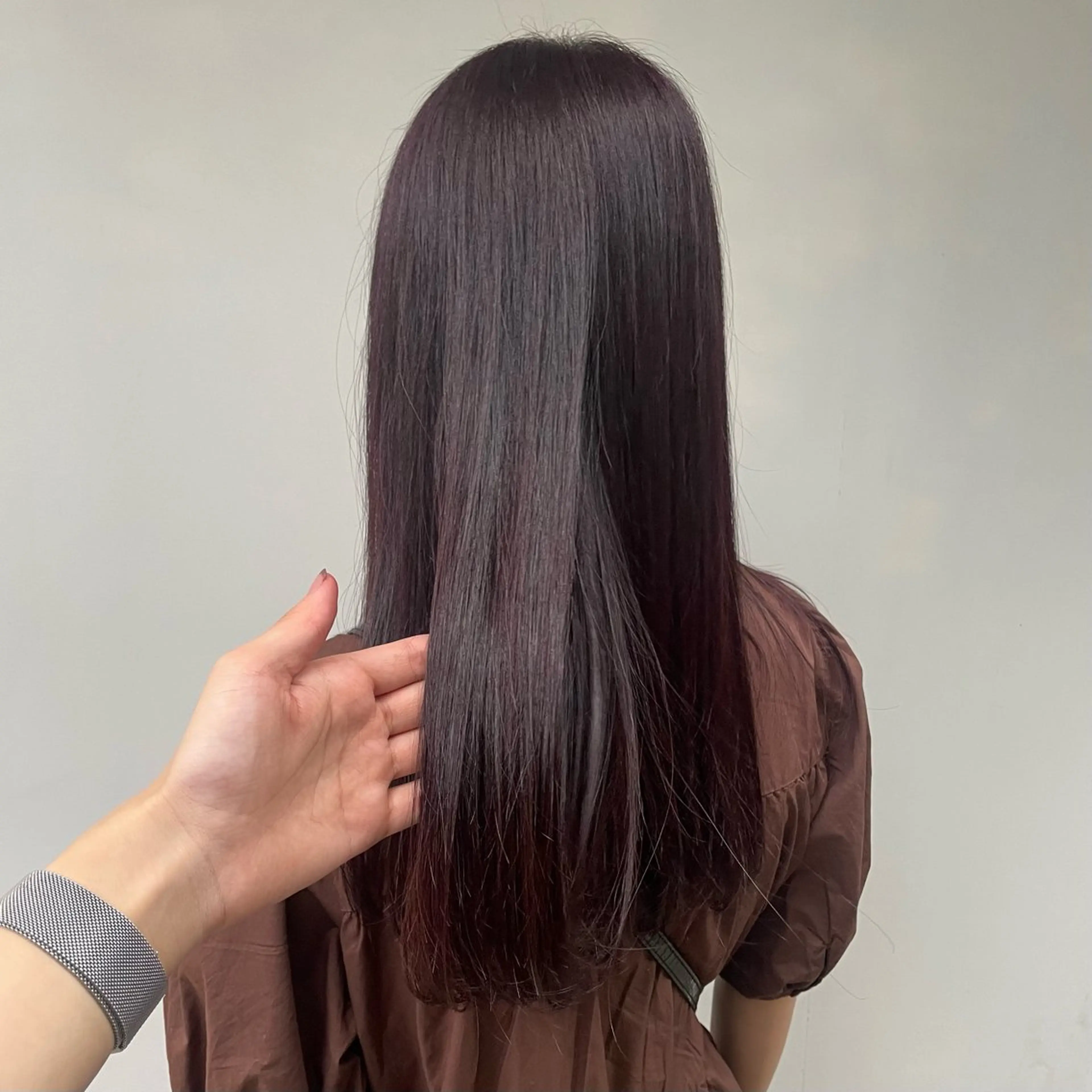 🔖透明感ワンカラー+トリートメント✨️の写真