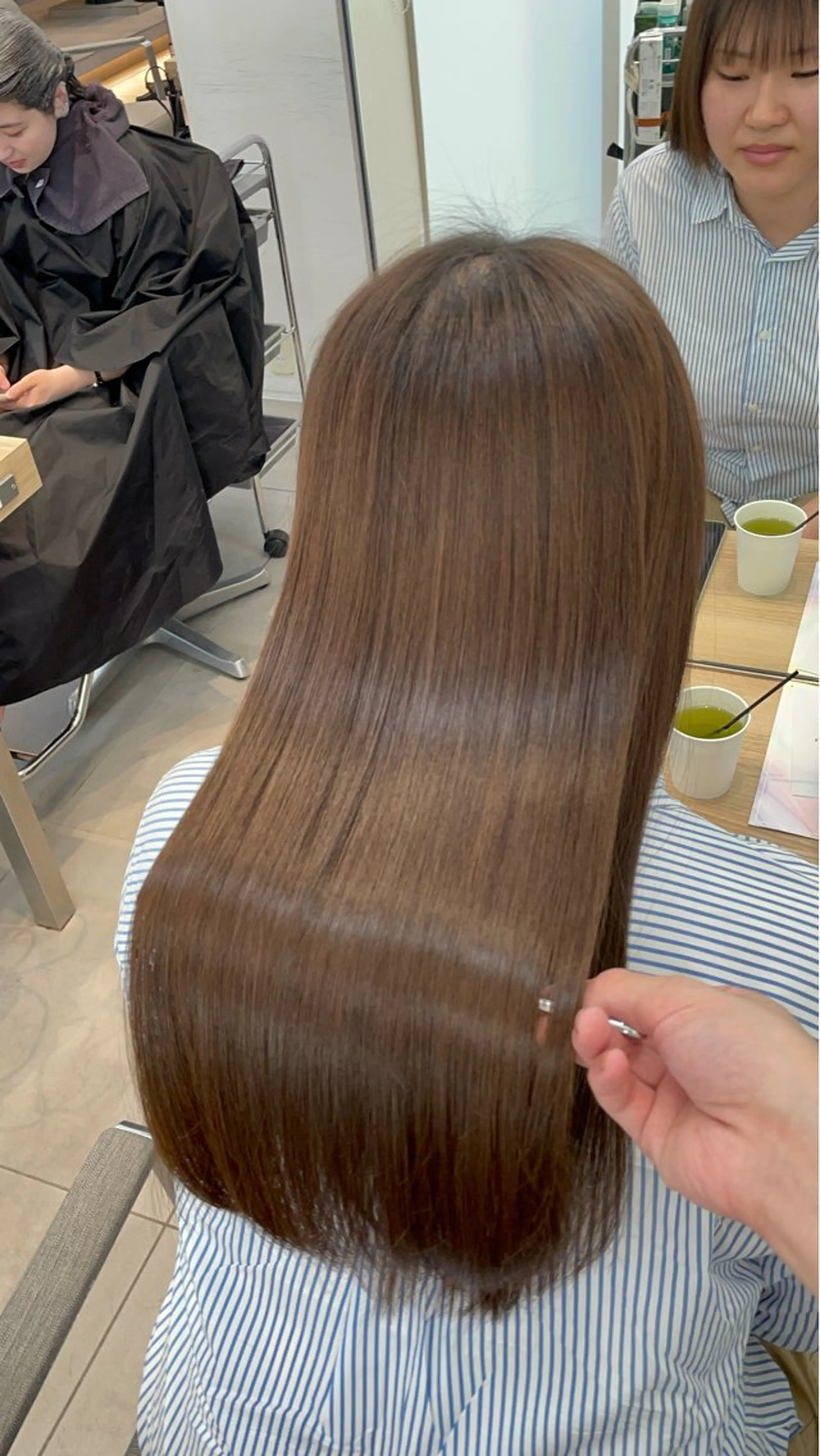 ロング カット 縮毛矯正 トリートメント ヘッドスパ ✨髪質改善✨美髪 矯正🫧小泉のヘアスタイル