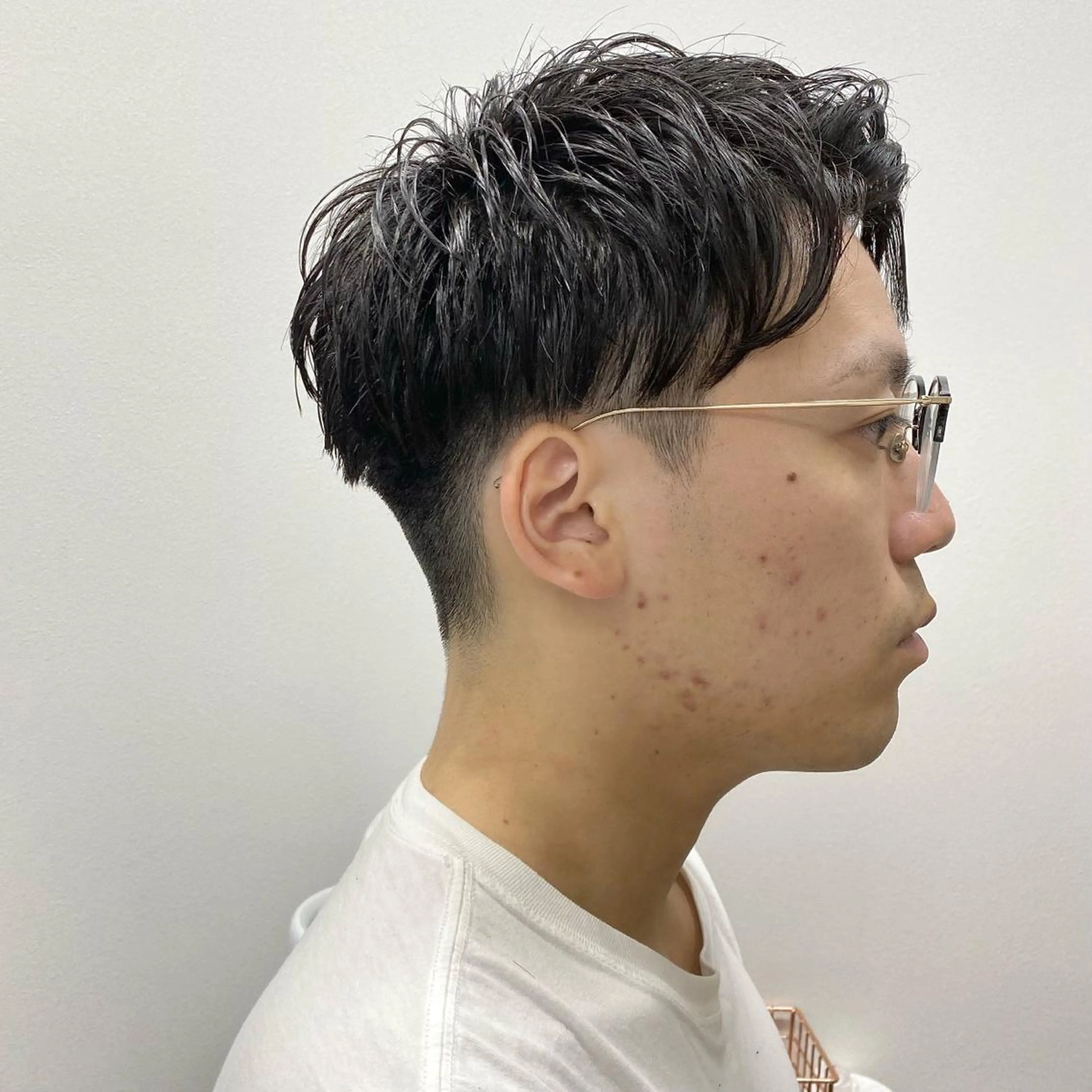 ショート パーマ メンズ 3月〜お店変わります 詳しくはインスタまでのヘアスタイル