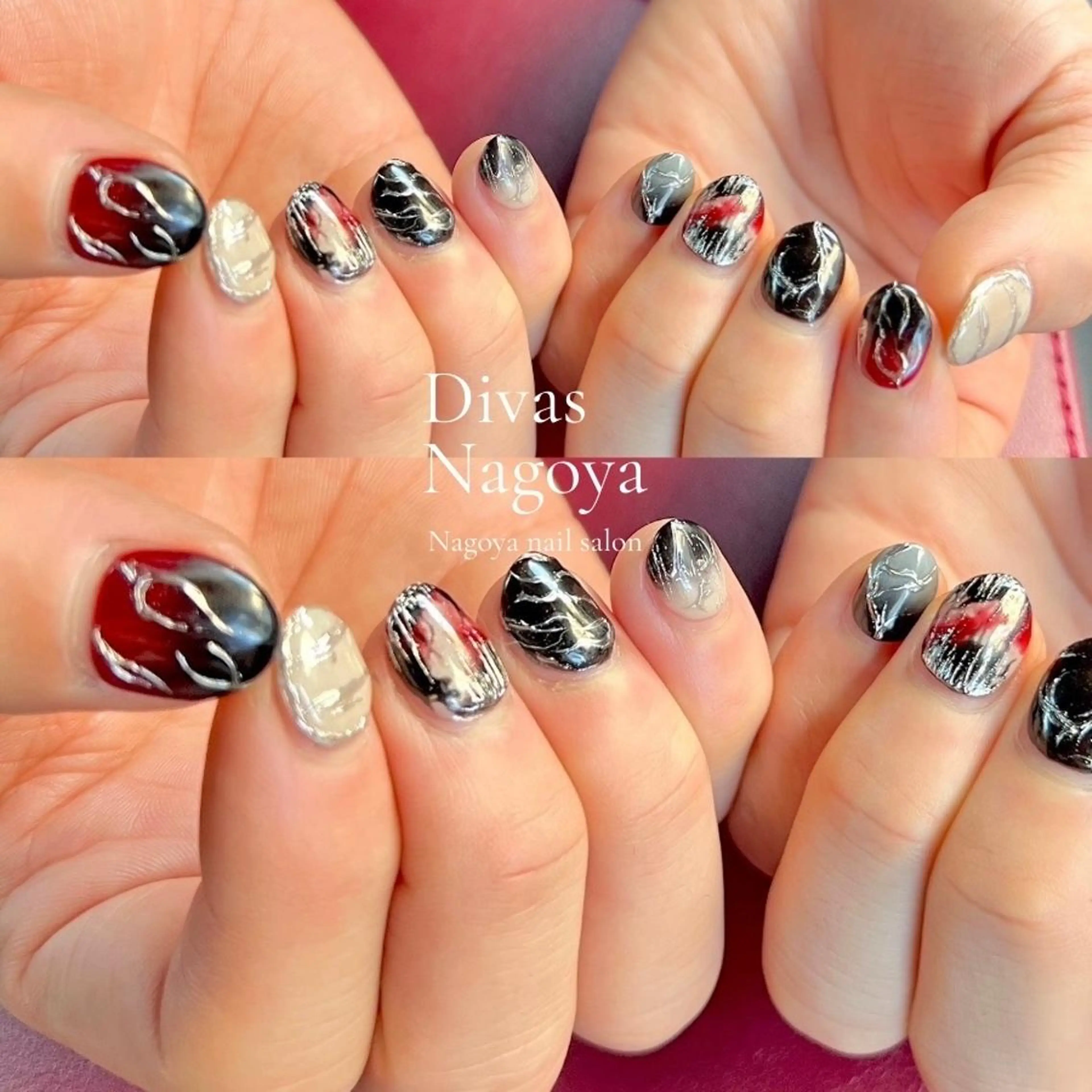 ネイル 長さ出し ジェルネイル 韓国ネイル マグネットネイル 持ち込み 🎀Sakae D.d nail🎀のネイルデザイン