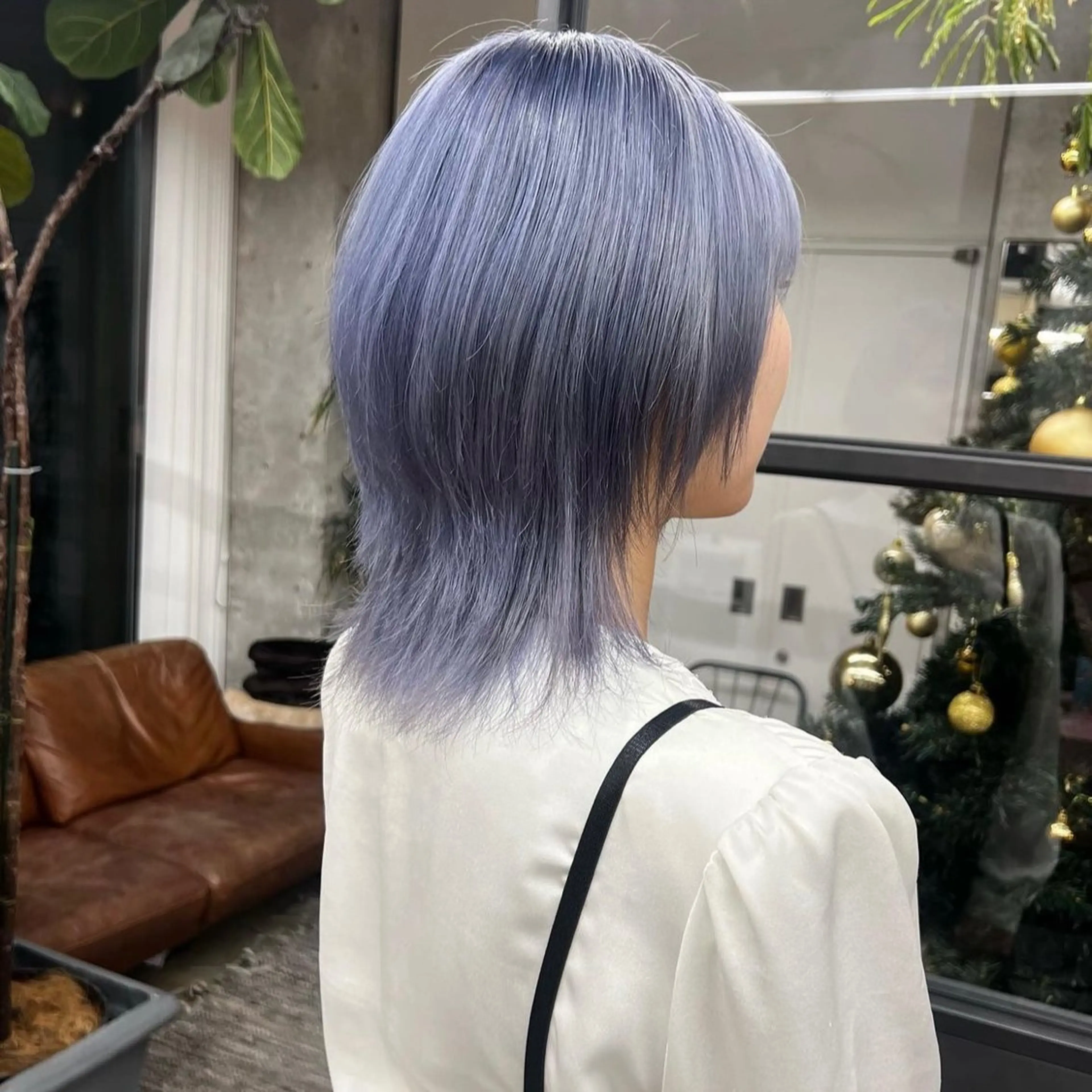 セミロング ヘアカラー トリートメント 韓国ヘア /男女❄️ 細江 美紅のヘアスタイル