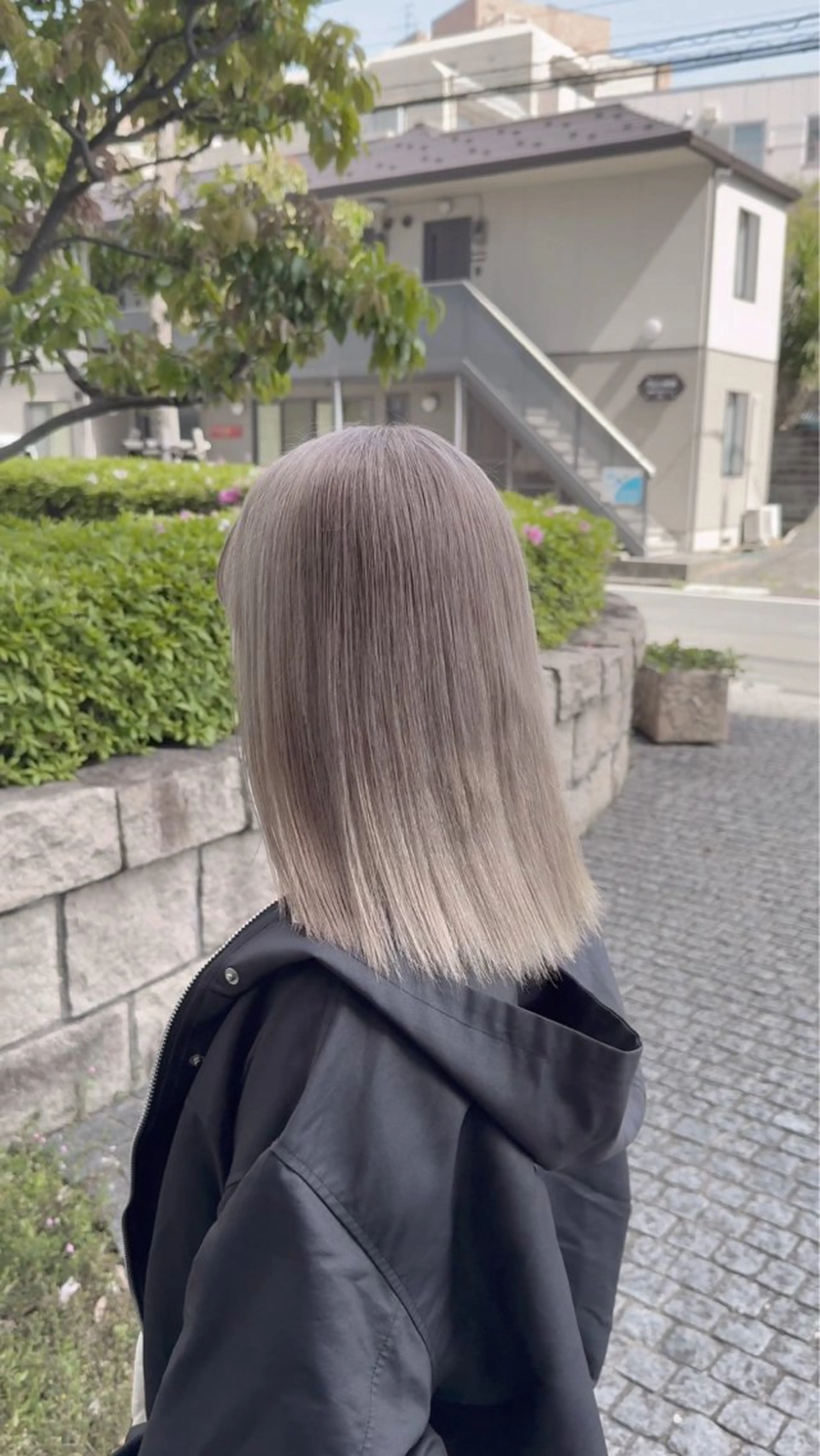 ミディアム カラー ヘアカラー トリートメント レイヤーカット/ ブリーチカラー/雅人のヘアスタイル