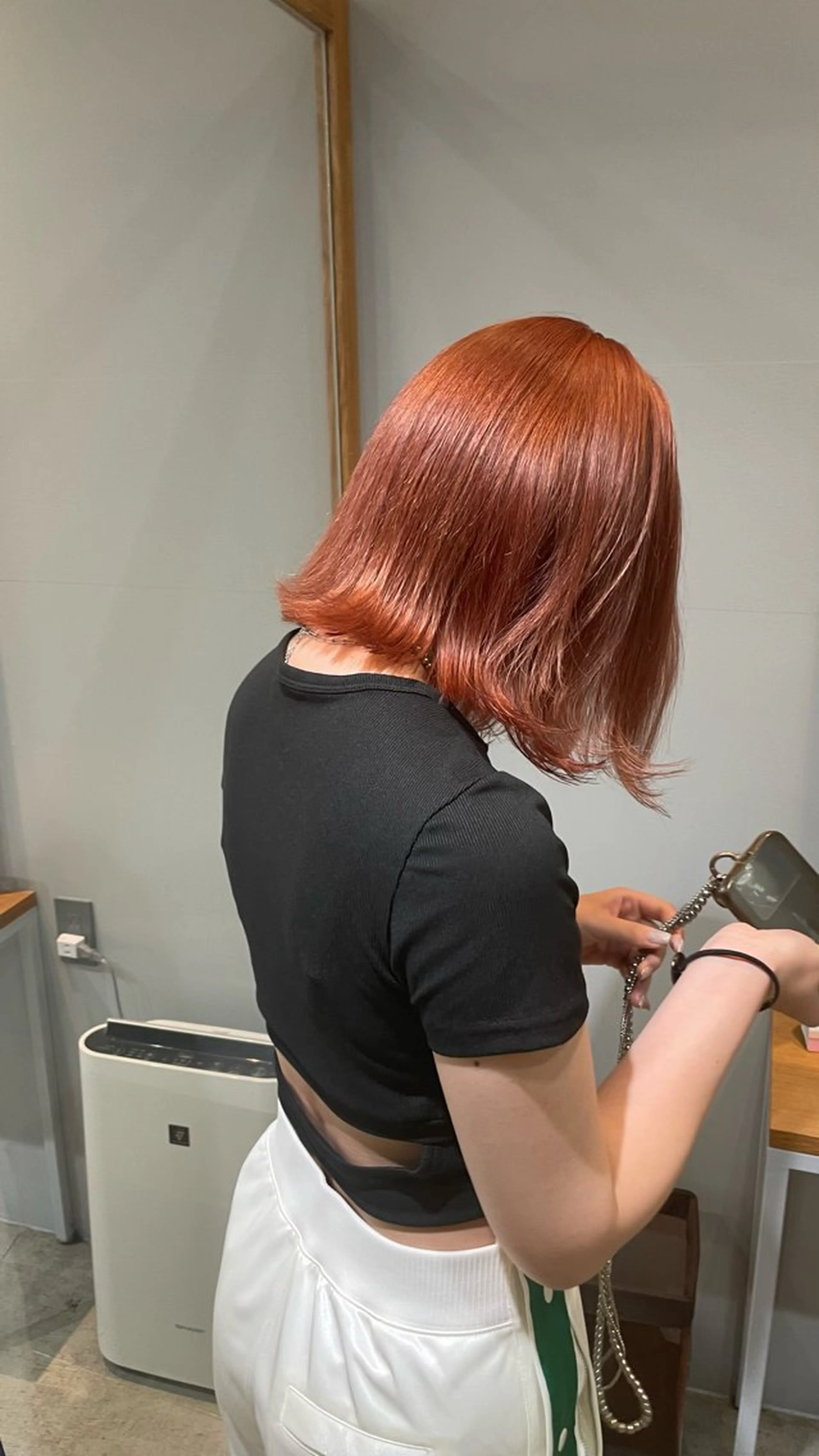 ミディアム カラー カット ヘアカラー uno rioのヘアスタイル