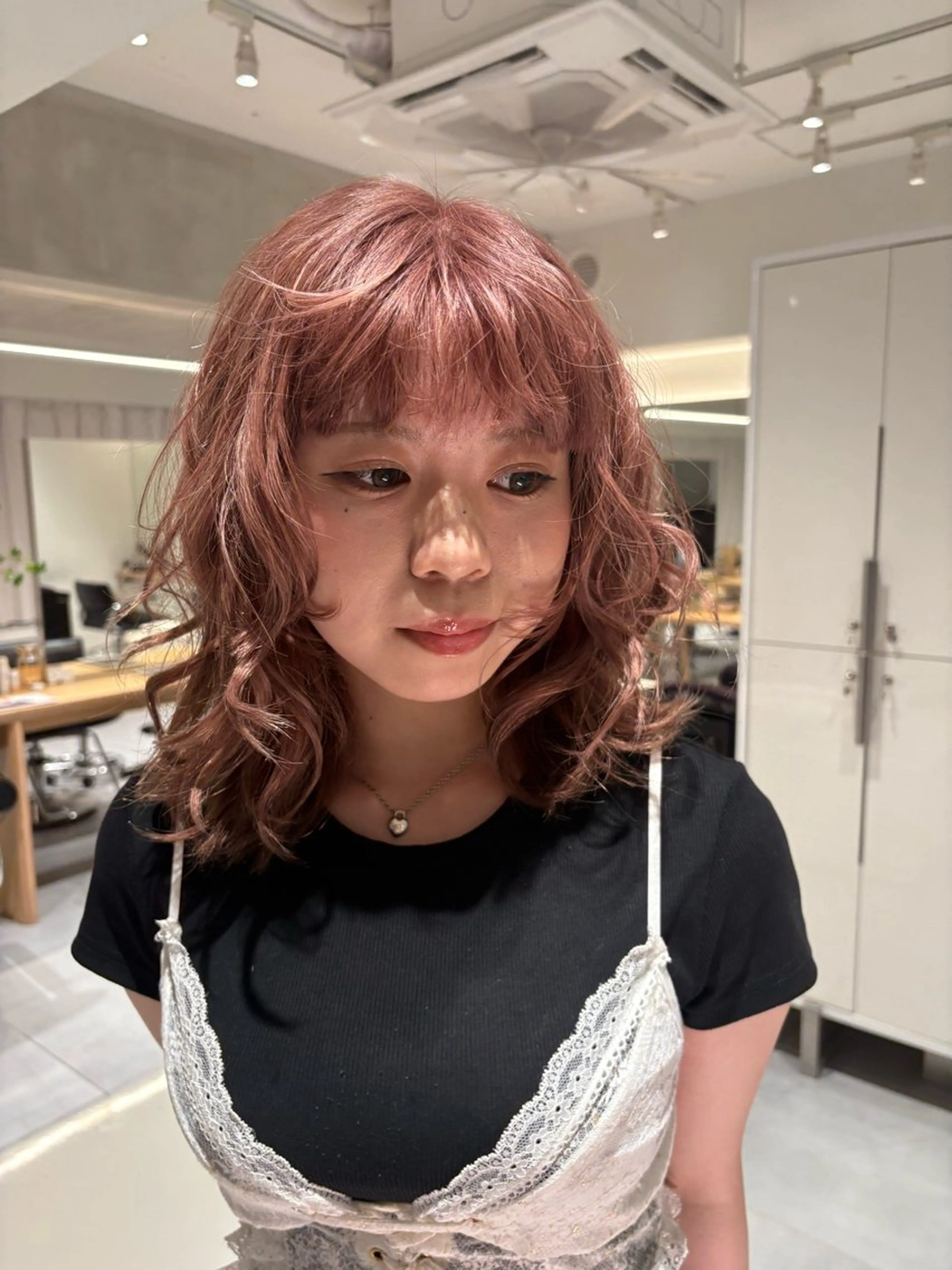 カラー 艶⭐︎暗髪 rinkoのヘアスタイル