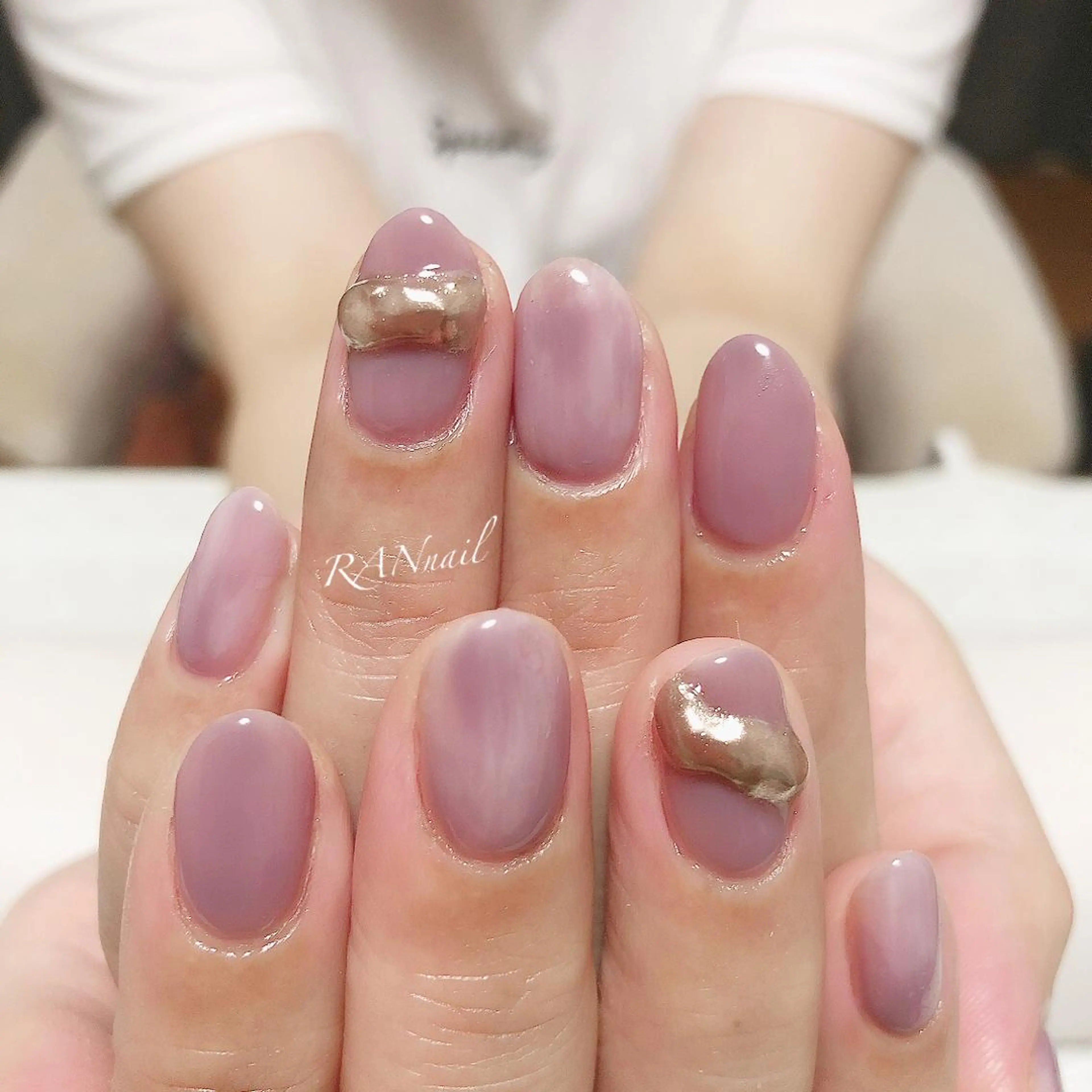 ネイル ニュアンスネイル オフィスネイル ハンドネイル フットネイル RAN nail 〜ランネイル〜所属・RAN nailのネイルデザイン