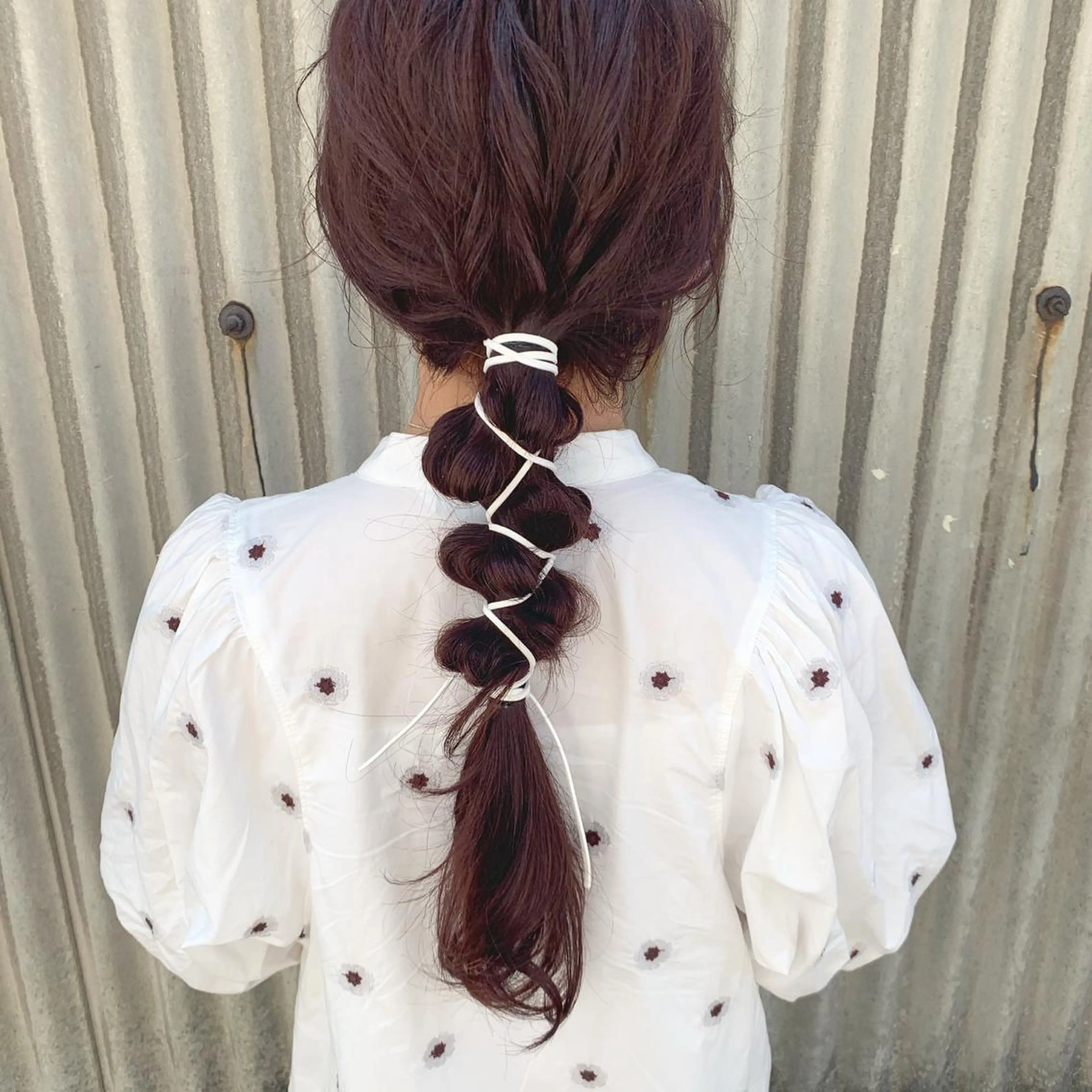 ロング カラー ヘアアレンジ 野々村 朋美のヘアスタイル