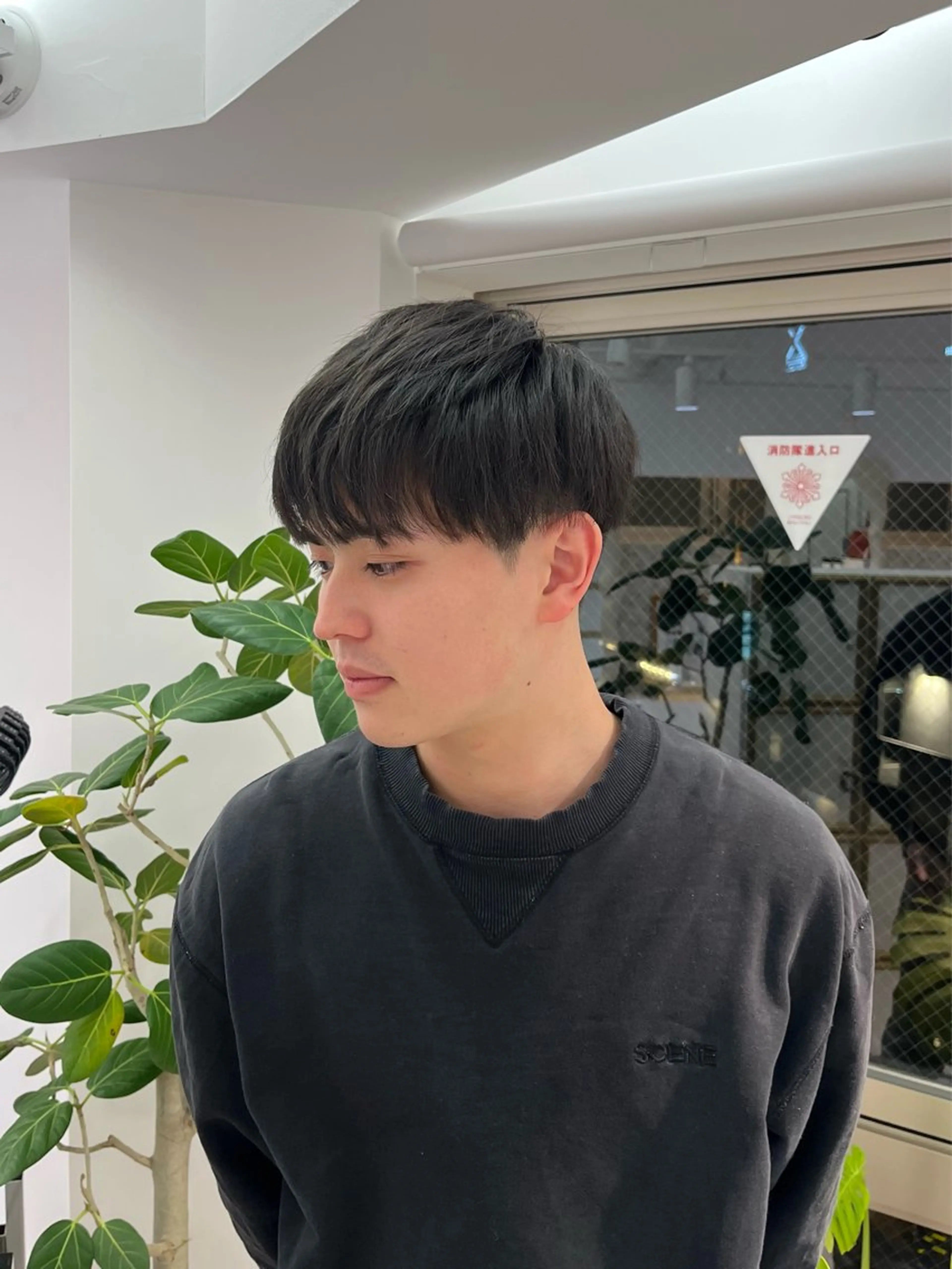 ショート メンズ マッシュ ショートヘア 野中里紗/ ベージュカラーのヘアスタイル