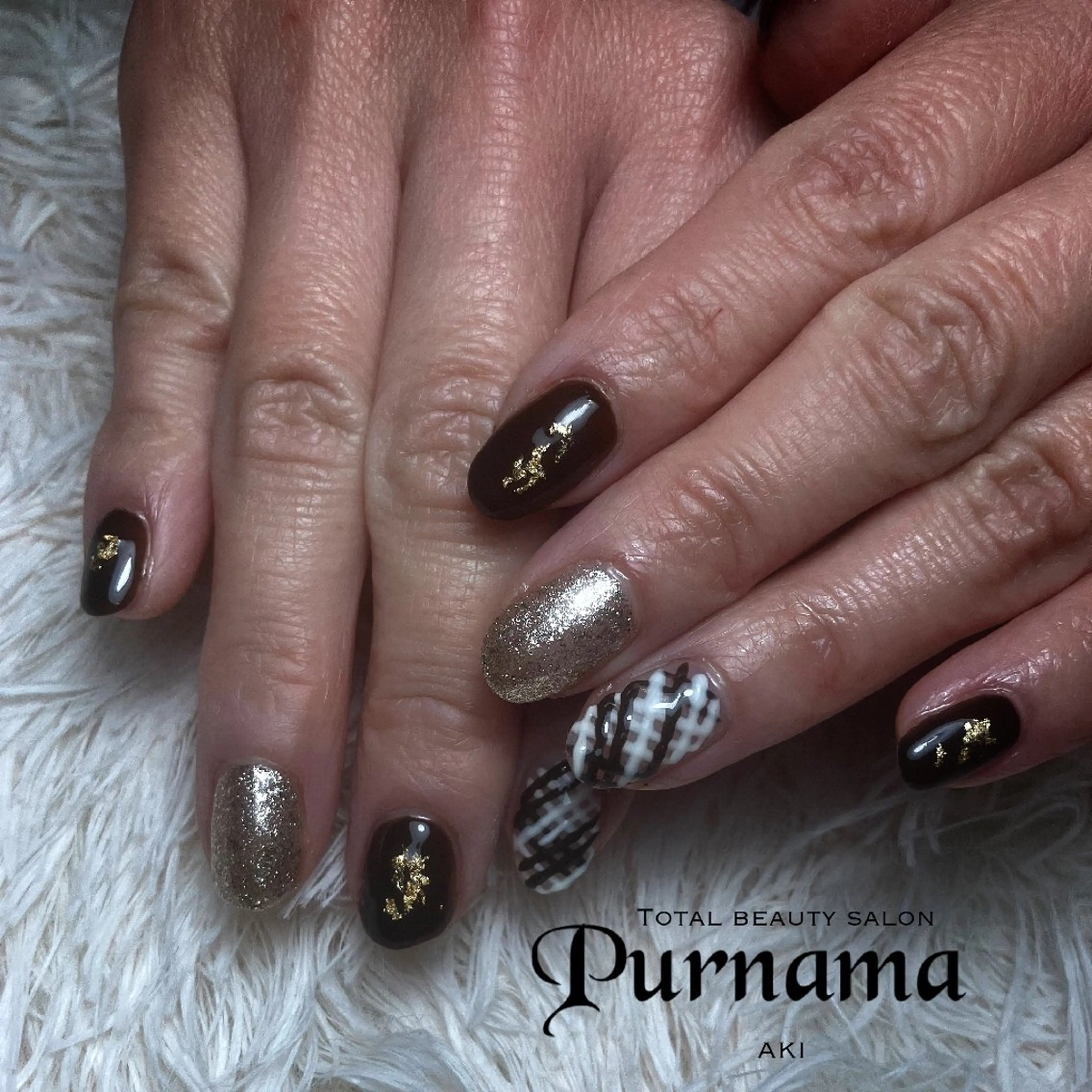 ネイル ハンドネイル Purnama あきのネイルデザイン