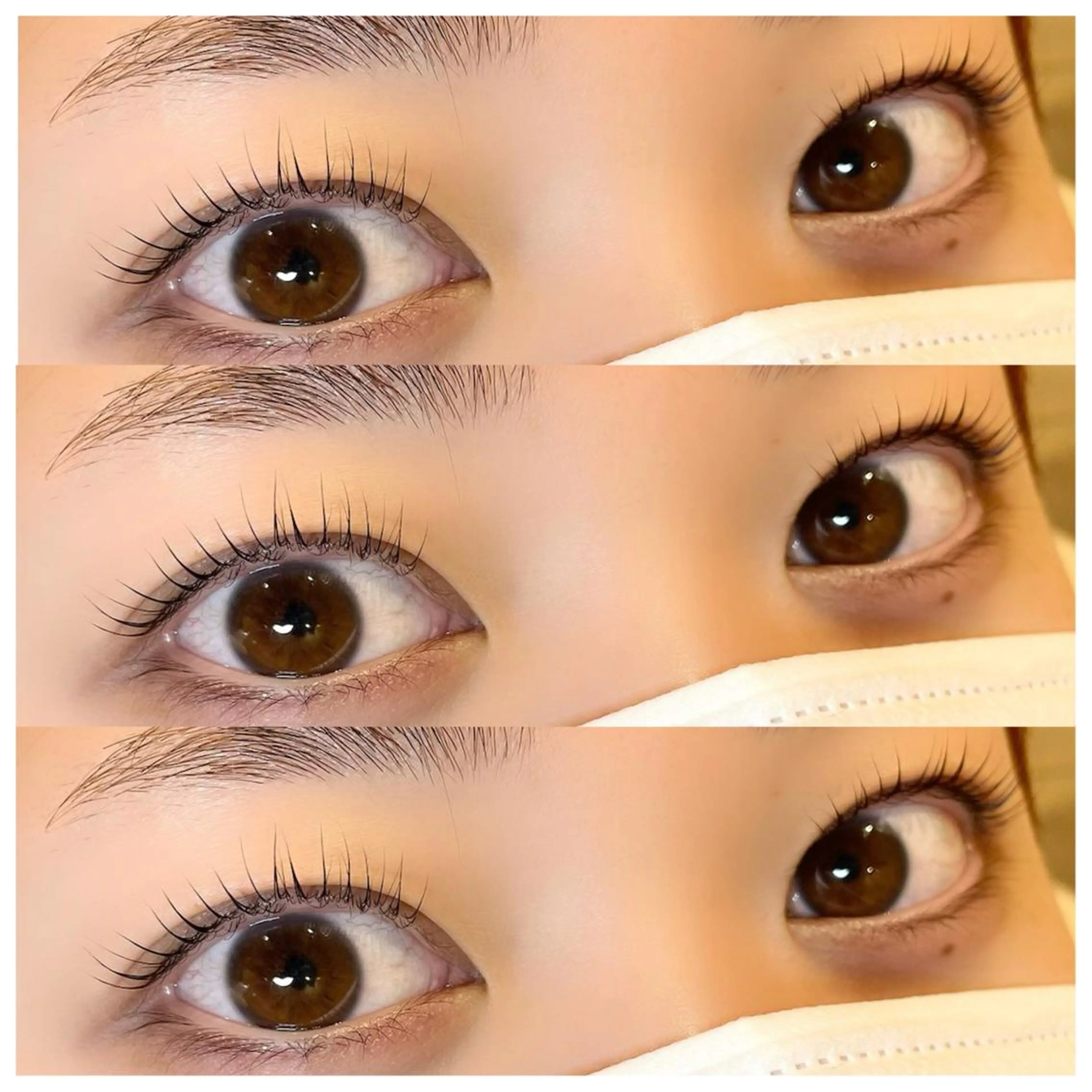 マツエク・マツパ フラットラッシュ ナチュラル パリジェンヌラッシュリフト まつげパーマ 一重×まつ毛パーマ マツパ 💕丸島 夏名🐰🍀のマツエク・マツパデザイン