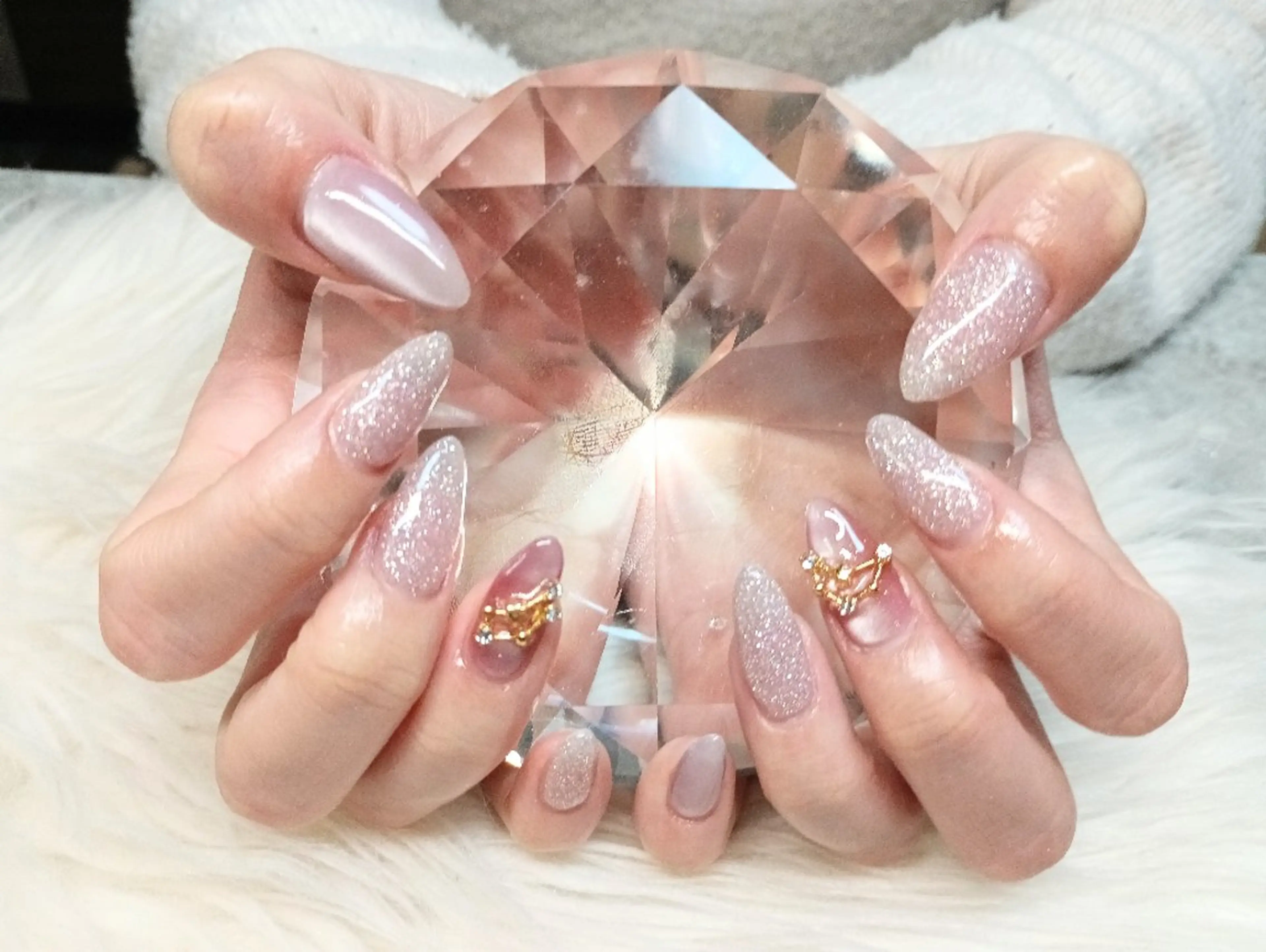 ネイル フラッシュネイル マグネットネイル solon padma所属・PADMA ビューティーサロンのネイルデザイン