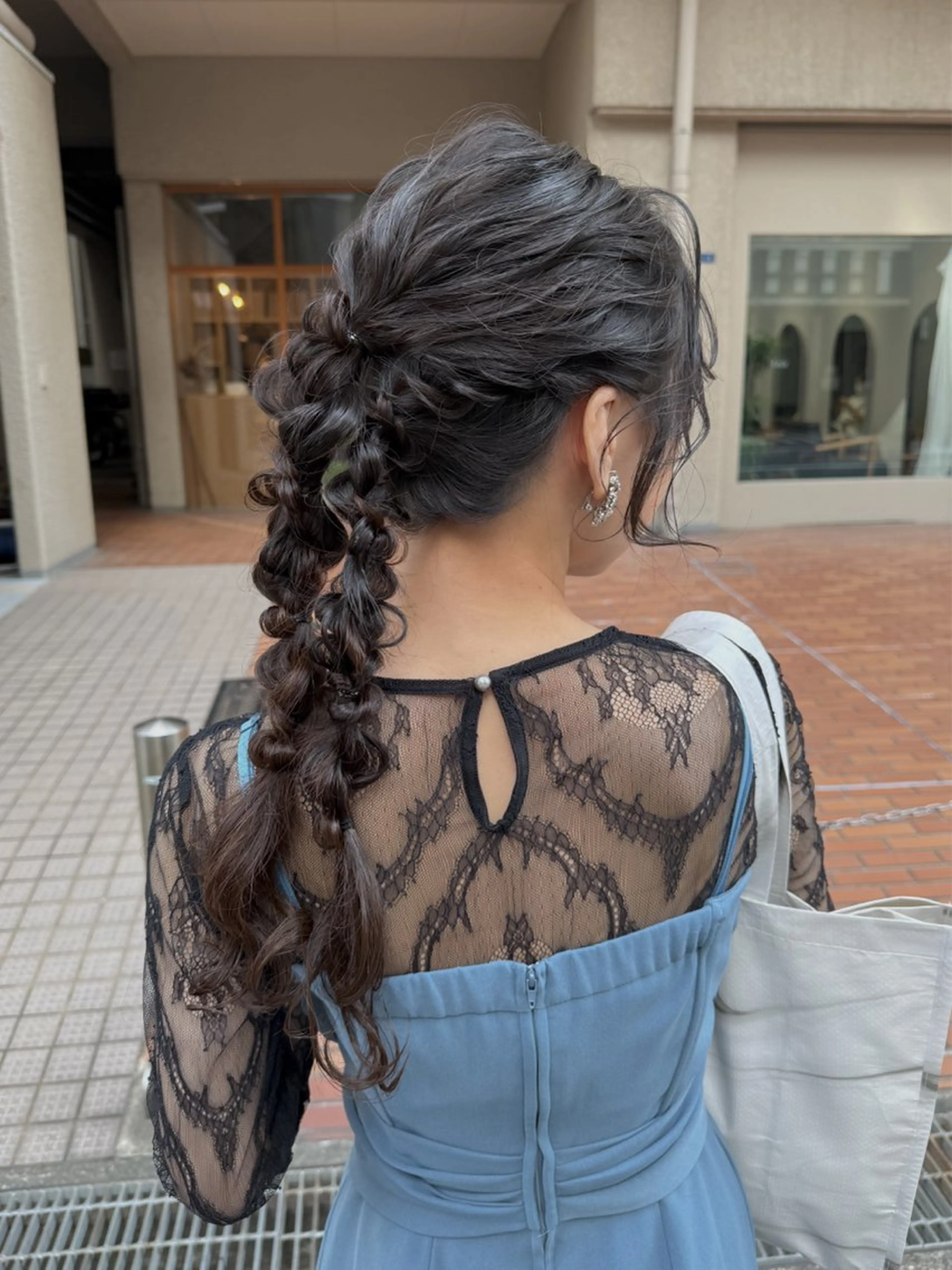 ロング ヘアアレンジ ヘアセット le'a所属・谷町/Le'a /竹原しおなのヘアスタイル