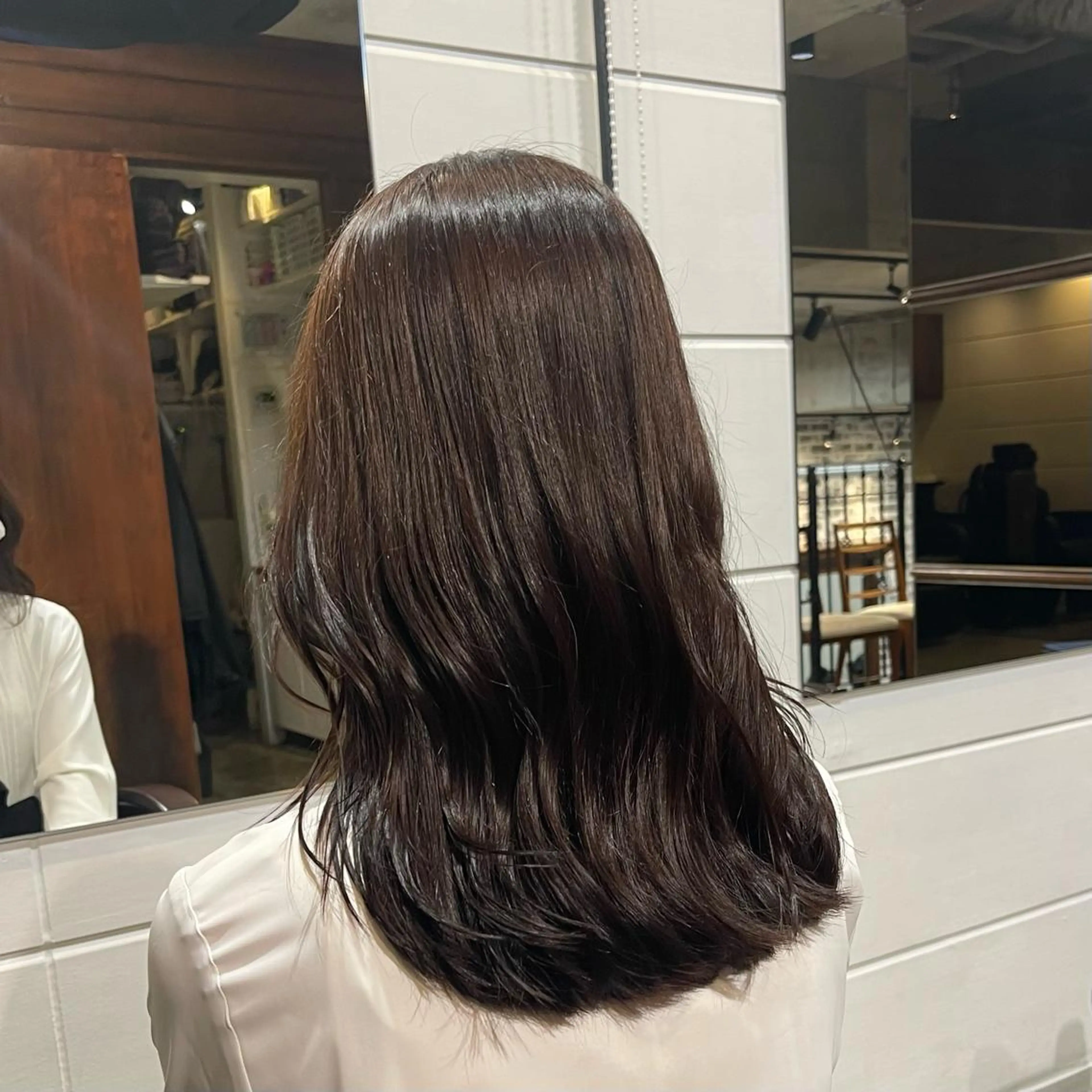 ミディアム カラー 透明感カラー Elme所属・イージードリル募集 🔥平口はのんのヘアスタイル