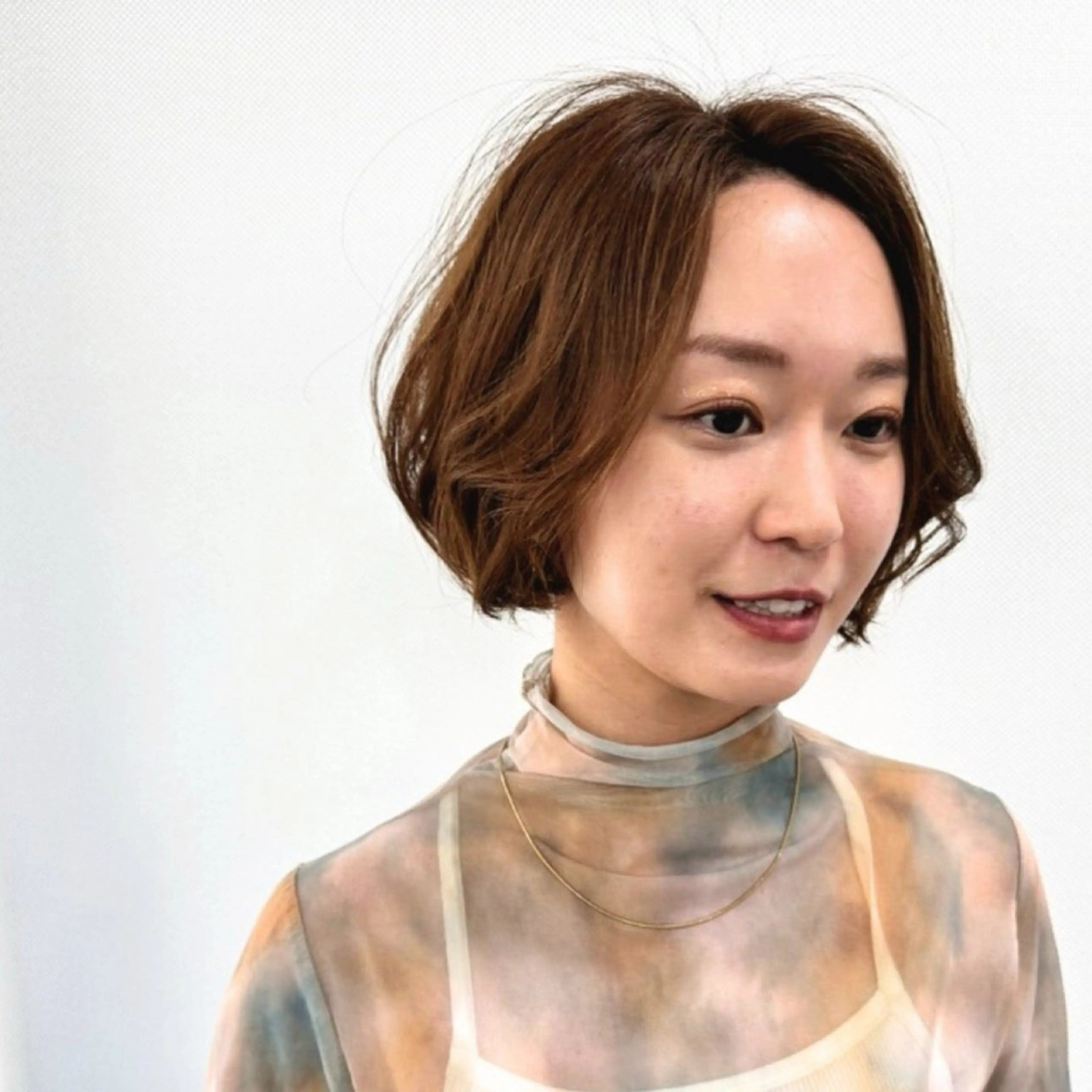 ショート カラー カット ヘアカラー Endearing所属・Endearing 北澤那未🌟銀座のヘアスタイル