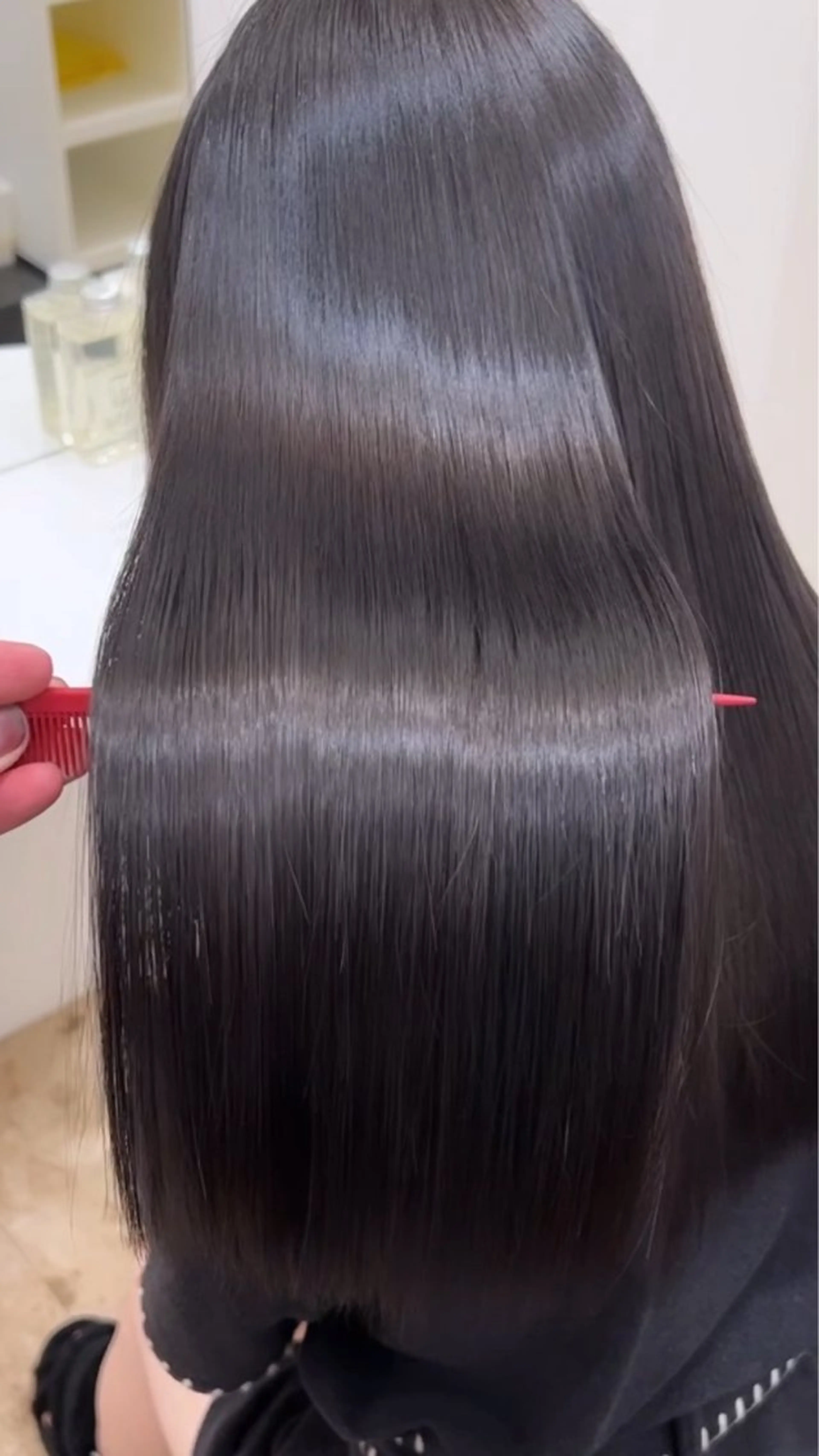 ロング 縮毛矯正 トリートメント 店長/藤原 季矢のヘアスタイル