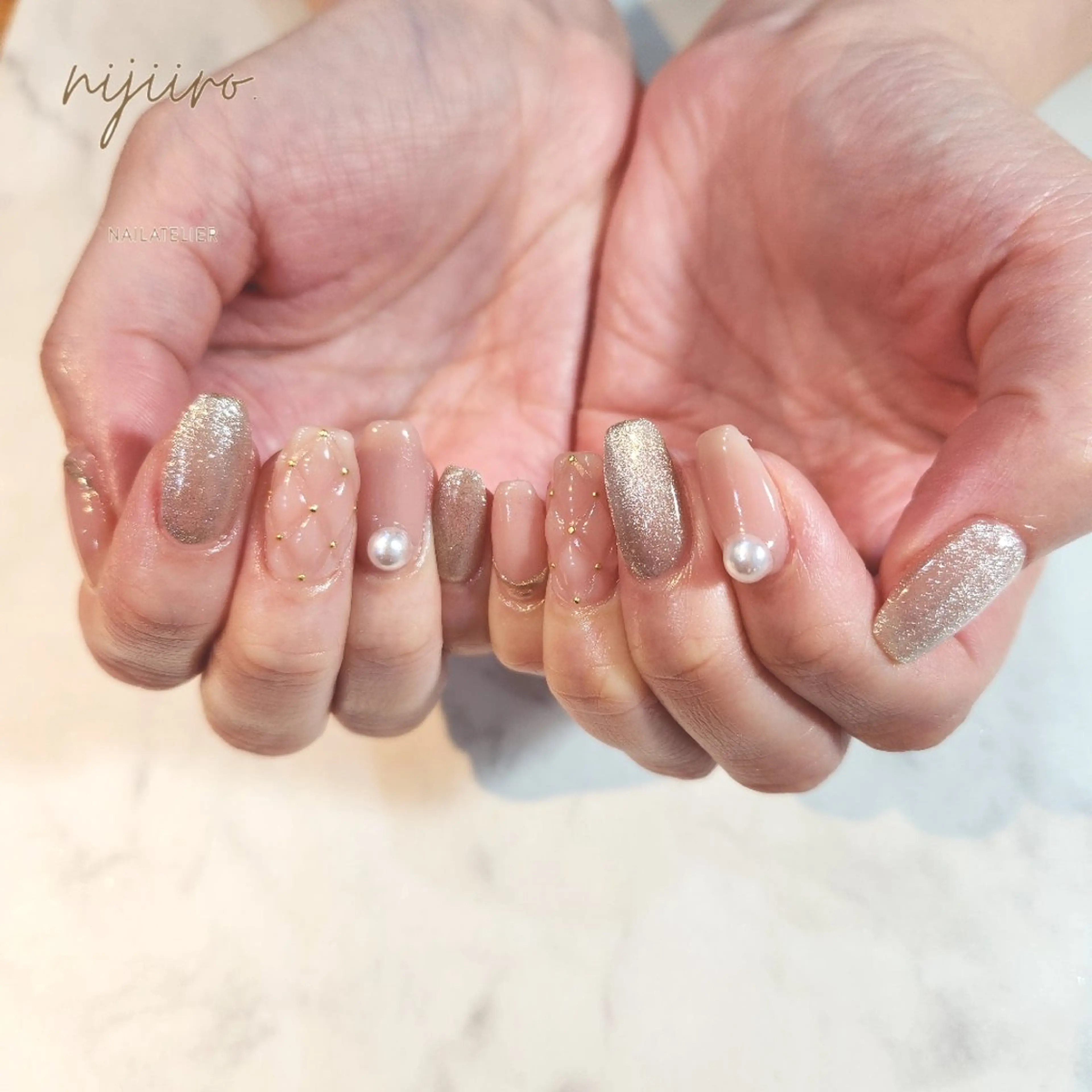 ネイル ハンドネイル nailatelier nijiiro.所属・nijiiro🌈 サトウのネイルデザイン