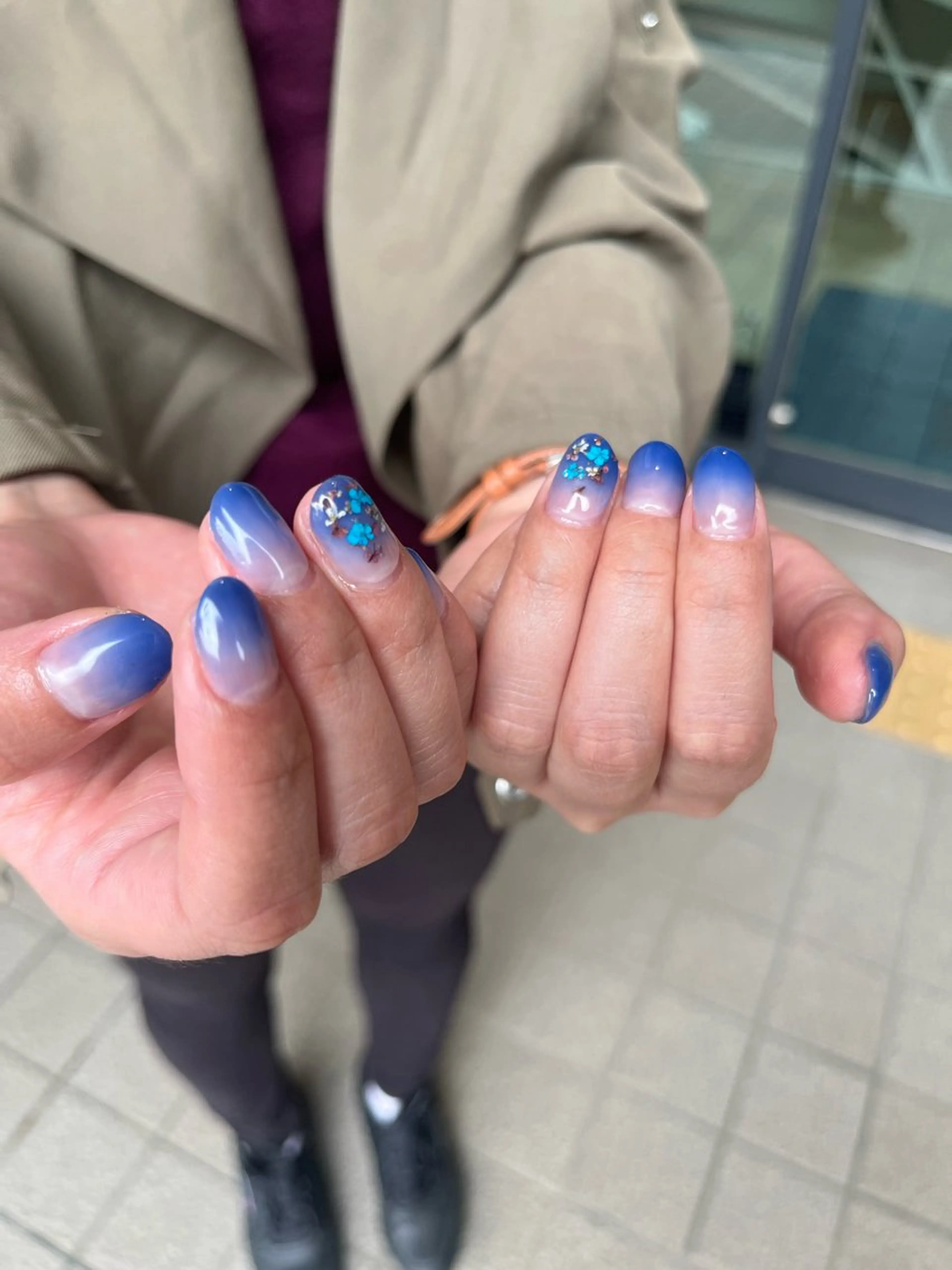 ネイル グラデーション ハンドネイル MSLASH SOL 鈴木/トレンドネイルのネイルデザイン