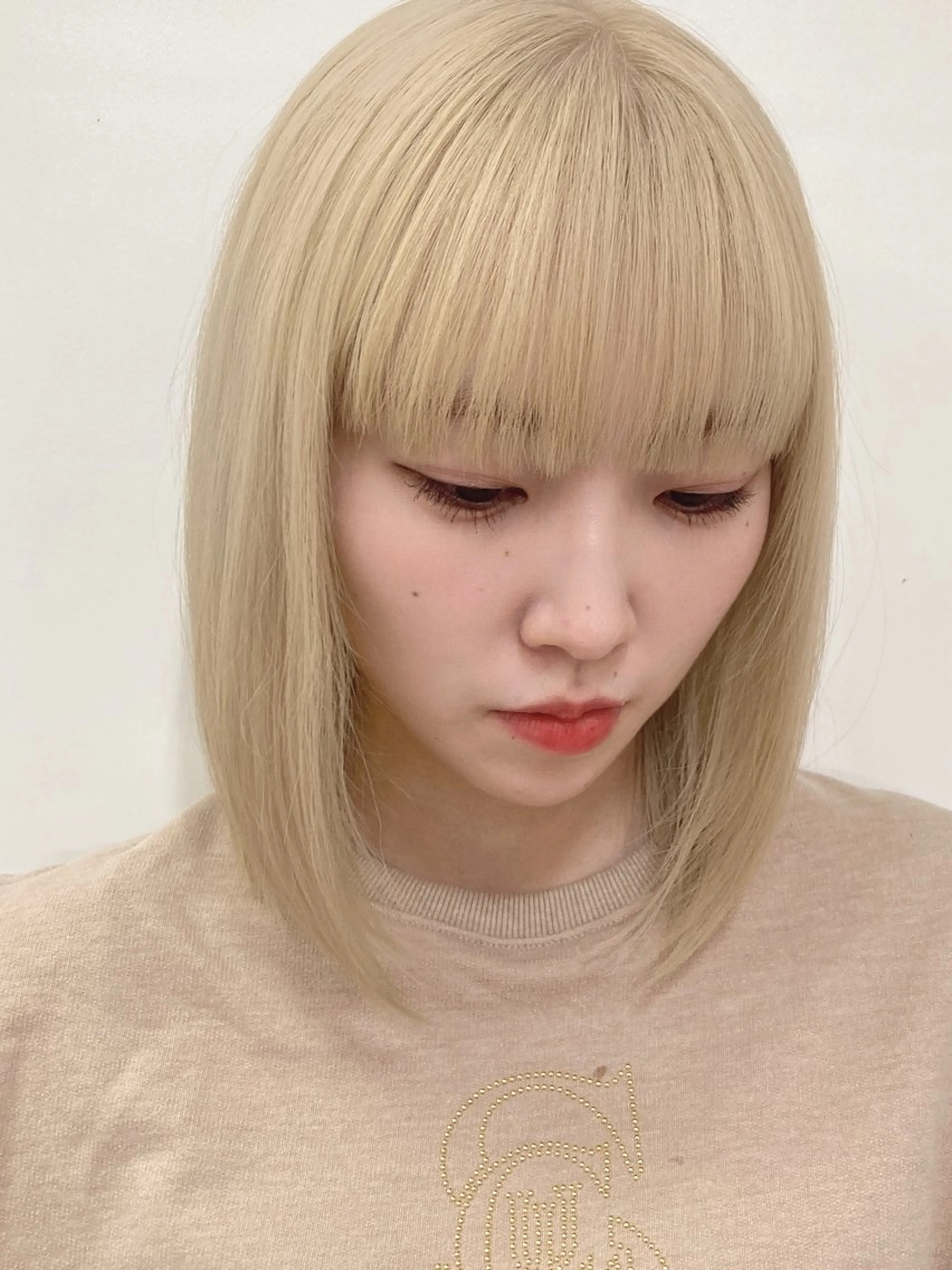 ショート カラー カット ヘアカラー トリートメント ウルフレイヤー エクステ/kokiのヘアスタイル