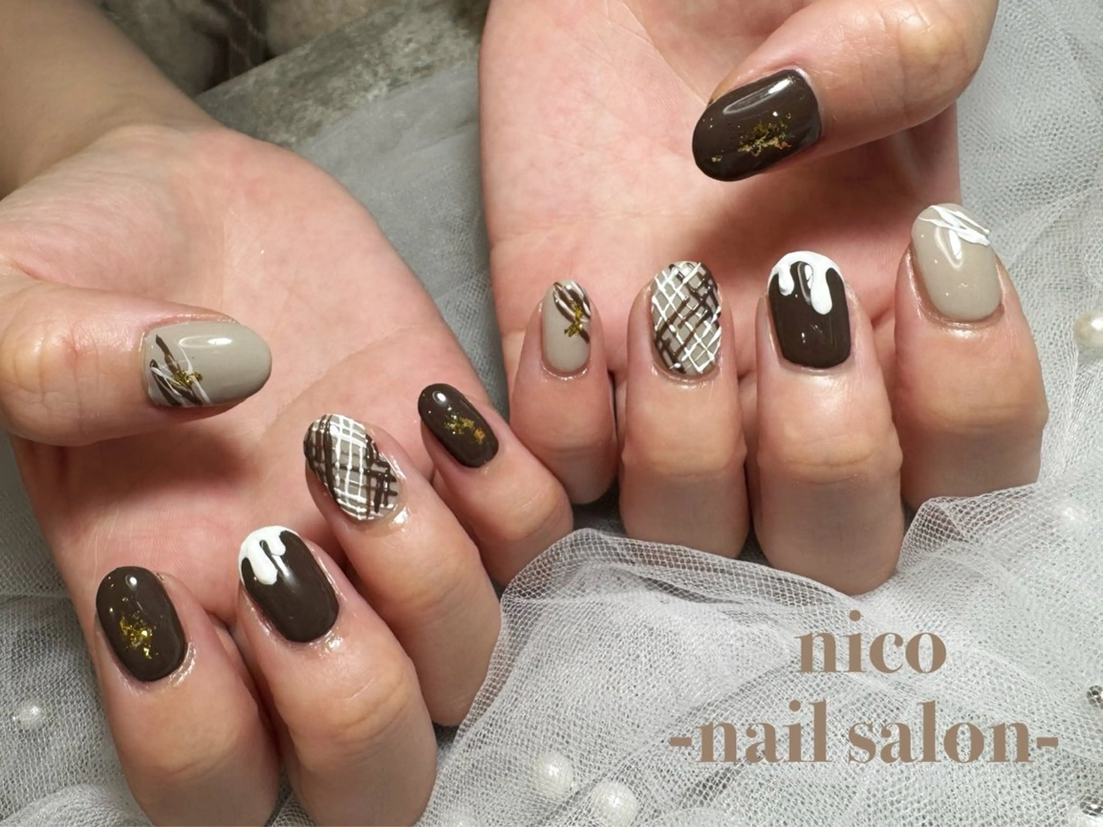 ミディアム ハンドネイル nico-nail salon-所属・nico-nail ️🫧wakanaのネイルデザイン