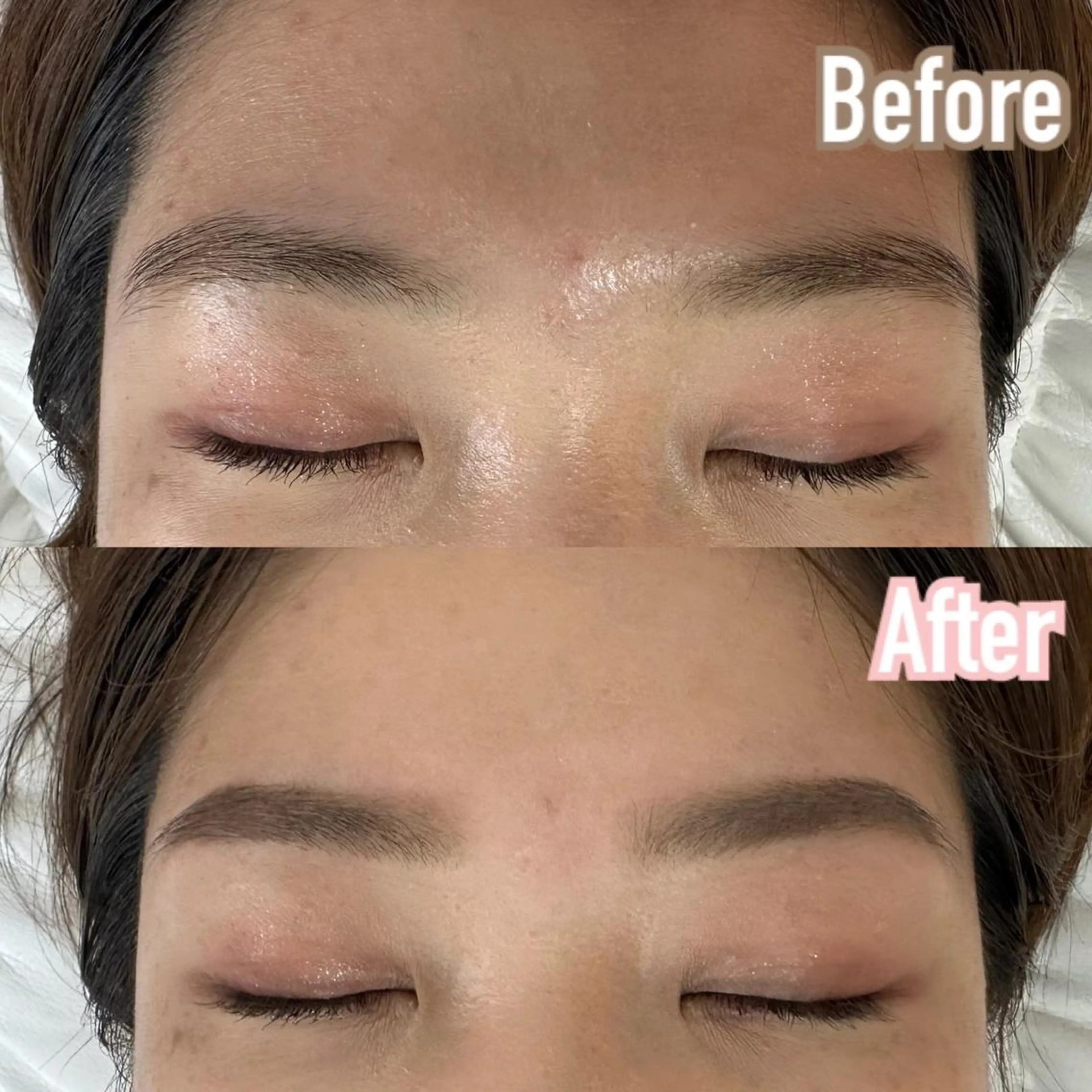 直前割◎2月20日限定アイブロウトリートメント　ワックス脱毛 眉毛 間引き メイクあり メンズOKの写真