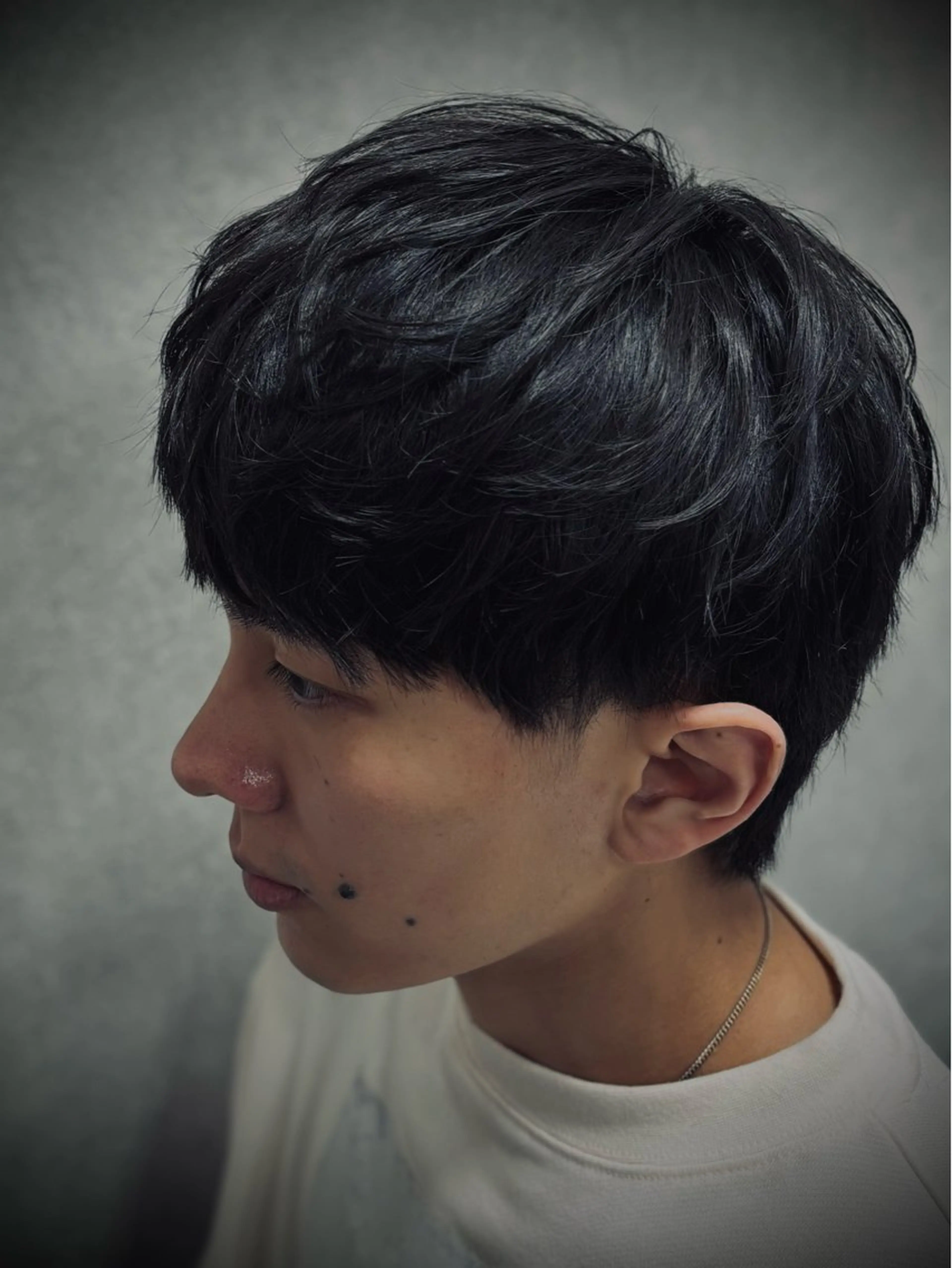 ショート カラー パーマ メンズ マッシュ JADE with AKROS所属・JADEwith AKROS✨サヤカのヘアスタイル