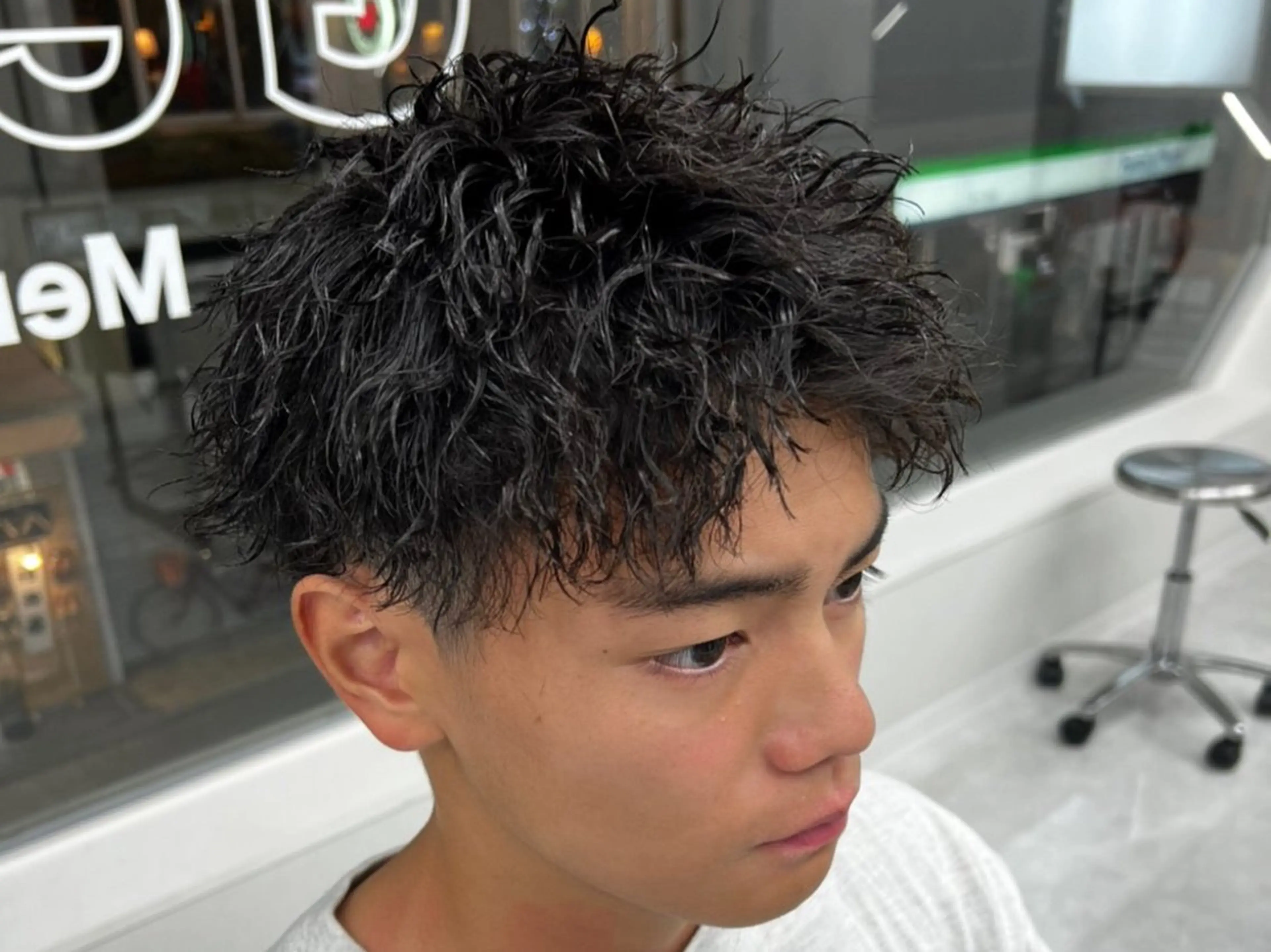 ショート パーマ メンズ カット パーマ ヘアセット 垢抜けメンズパーマ/ DAICHIのヘアスタイル