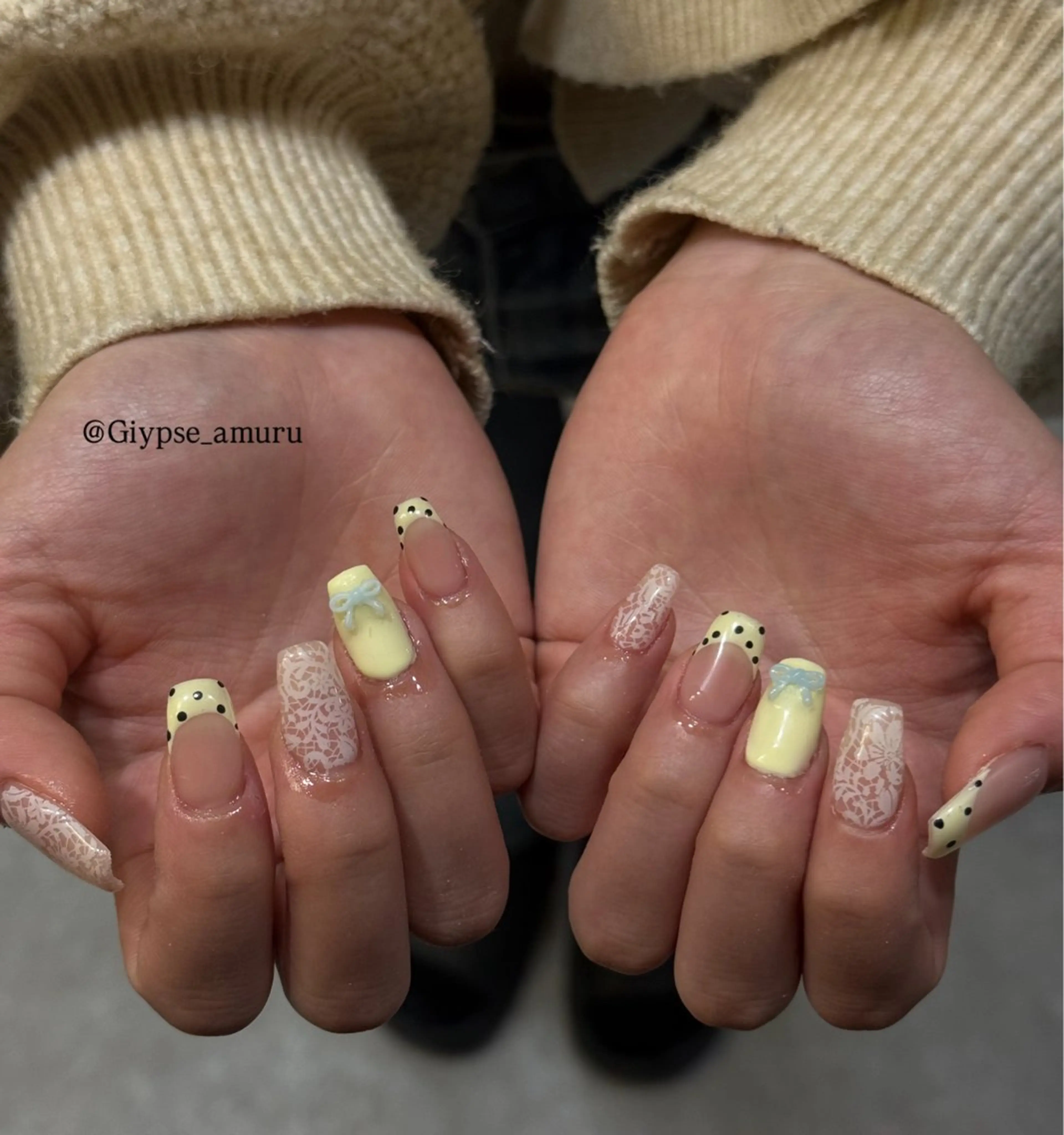 ネイル ハンドネイル Giypsē amuruのネイルデザイン