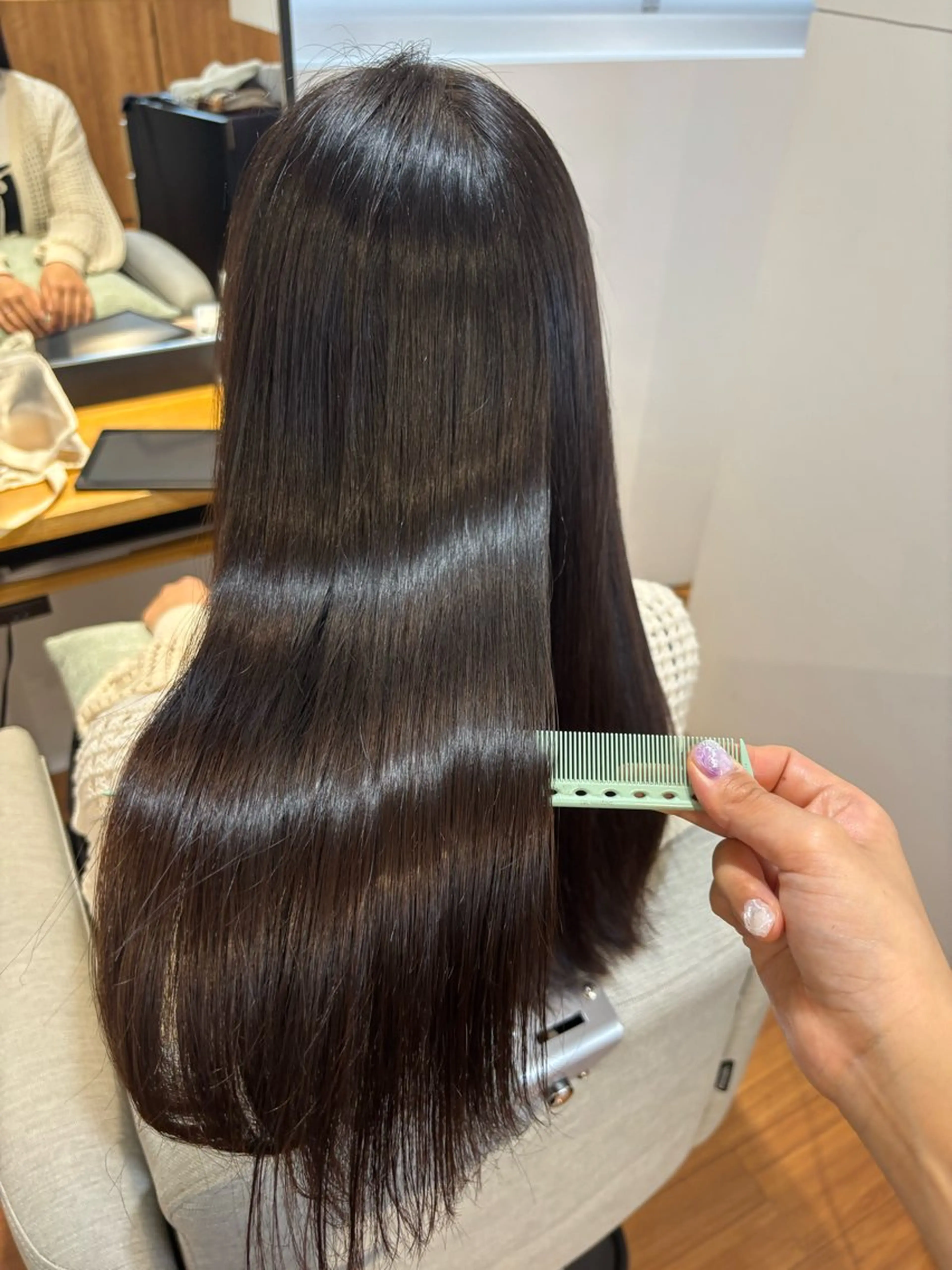 《髪質改善🫧》ANEWを体験・髪質改善TR＋髪質改善ストレートor縮毛矯正＋カットの写真