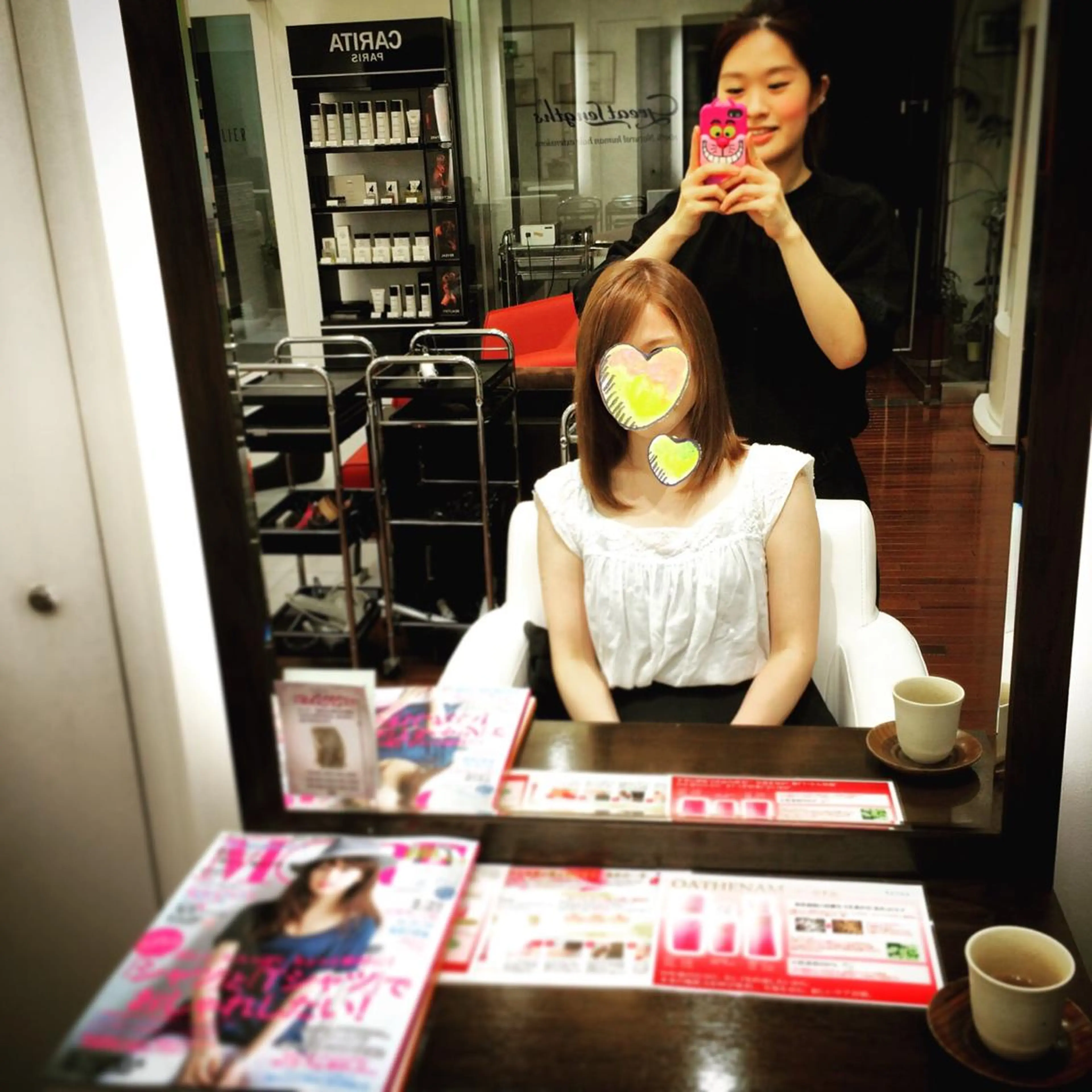 ミディアム 松田 由紀子のヘアスタイル