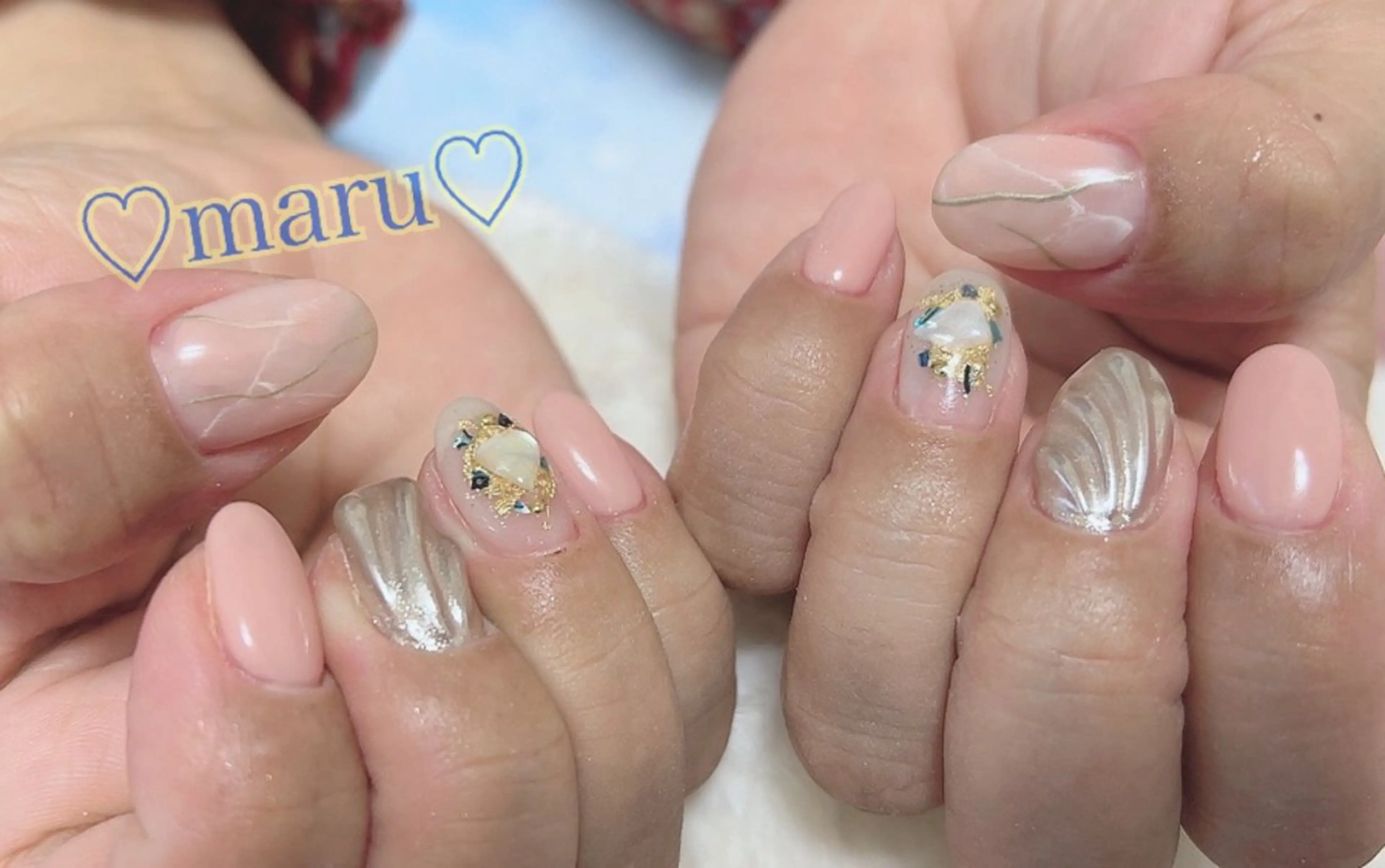 ネイル ハンドネイル フットネイル まるみ ♡のネイルデザイン