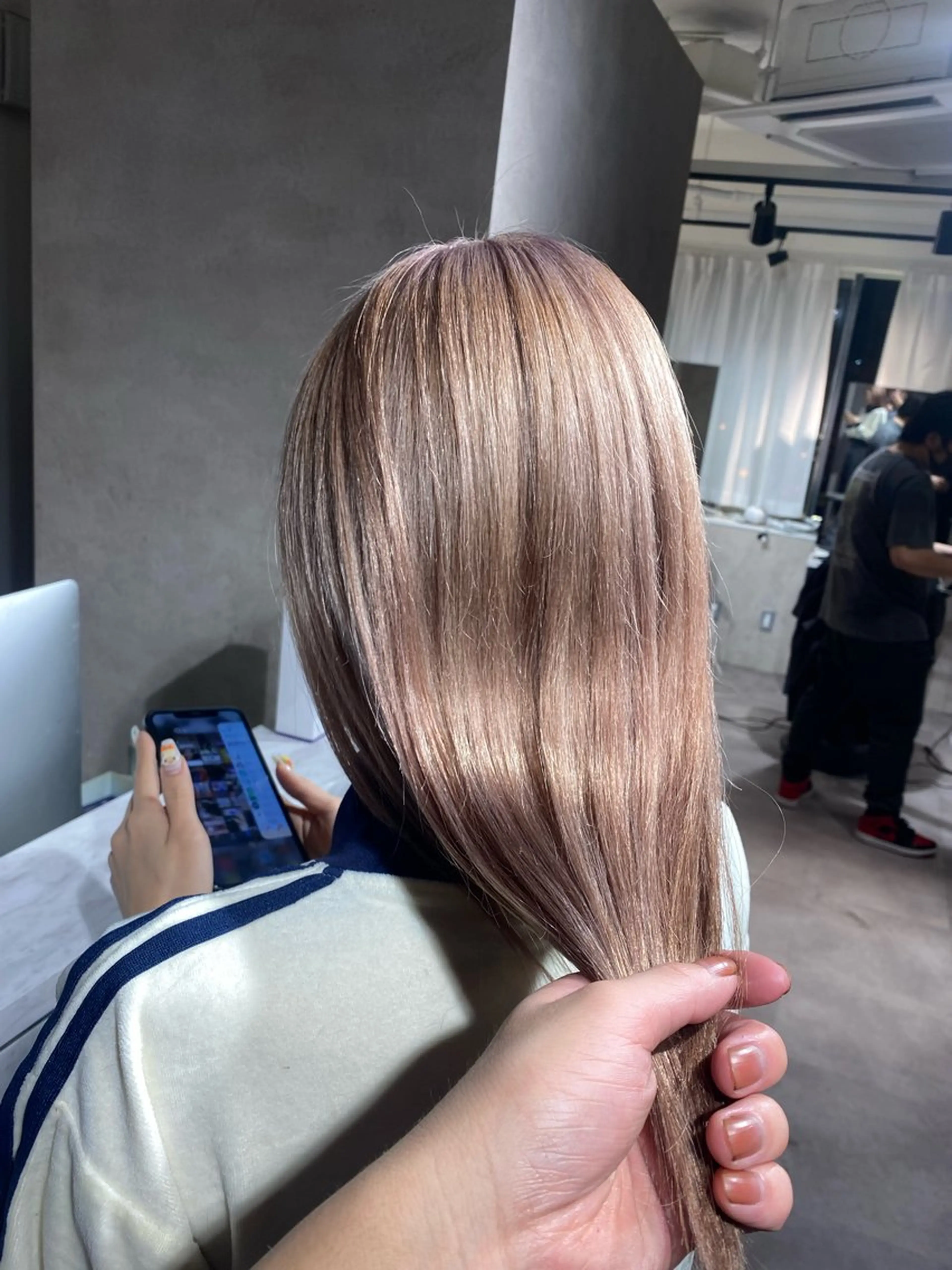 カラー ブリーチ ハイトーンカラー カット ヘアカラー Seleneコウキ ブリーチ/ハイトーンのヘアスタイル