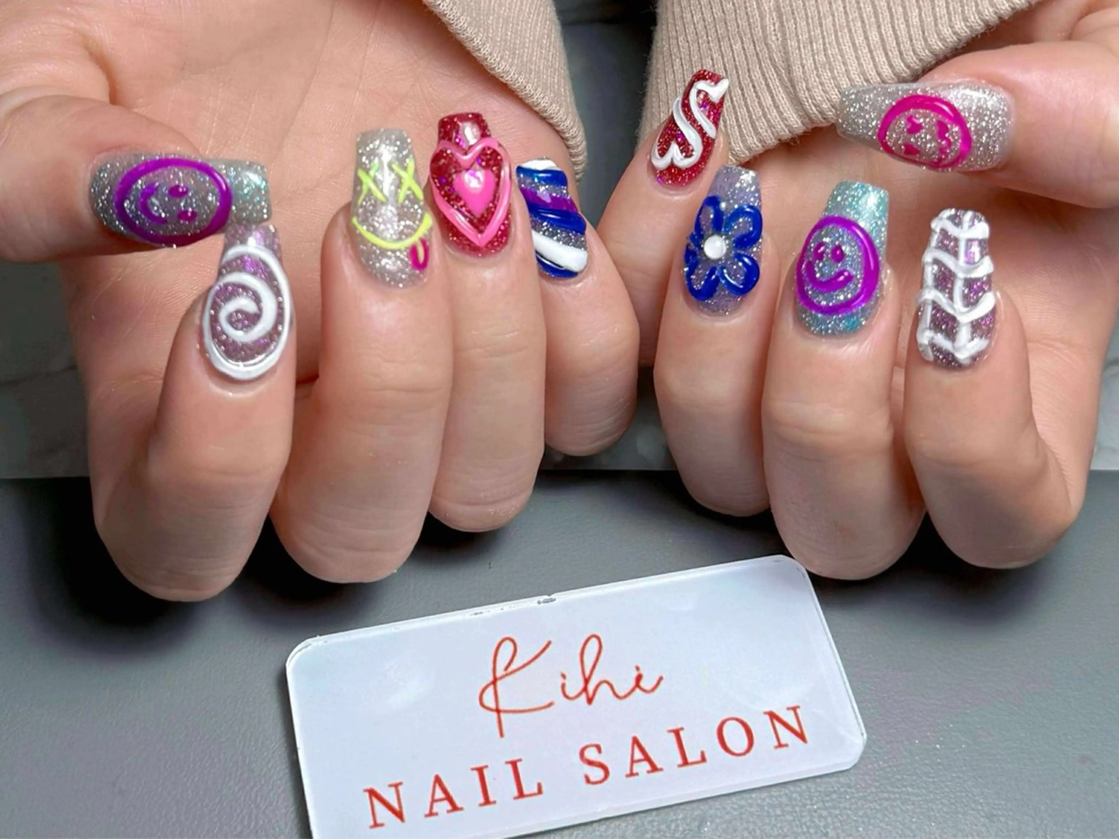 ネイル アートネイル フレンチネイル ジェルネイル グラデーション 韓国ネイル ハンドネイル ハンドケア さくら💮💮 【オフ無料】のネイルデザイン