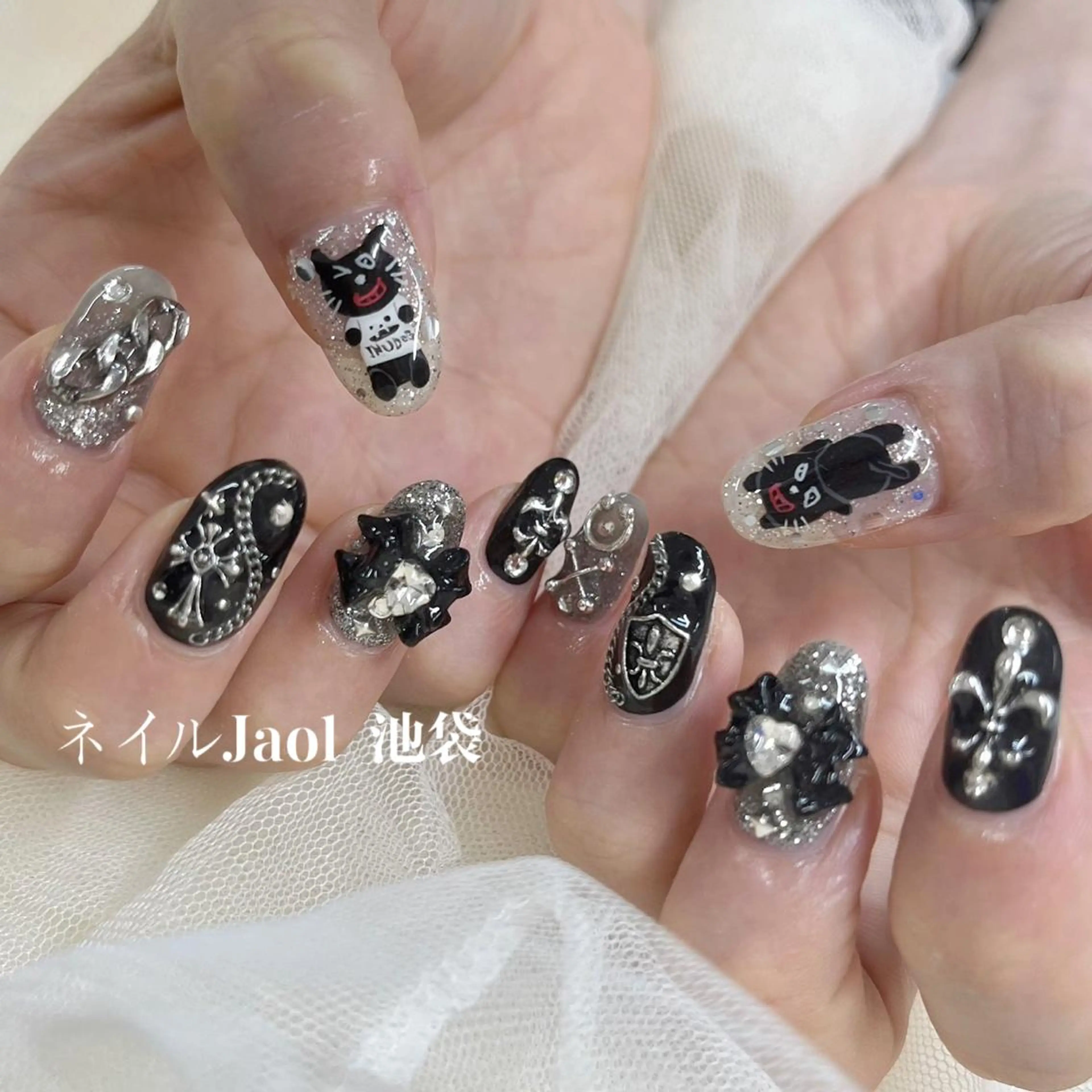ミディアム nail jaol池袋店所属・ネイルJaol 池袋のネイルデザイン