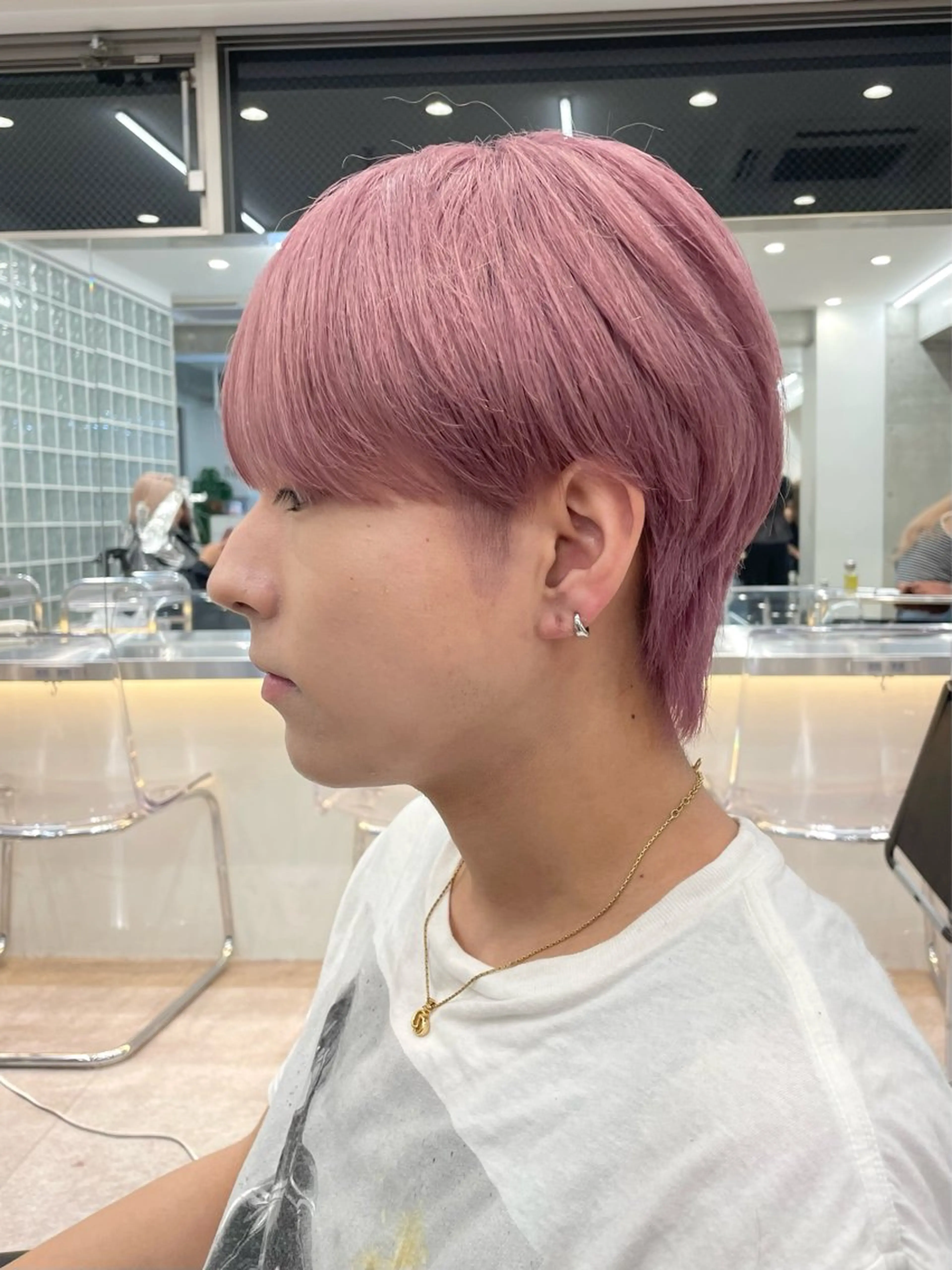 ショート カラー メンズ cinq所属・ハイライトカラー ❤︎hirokoのヘアスタイル