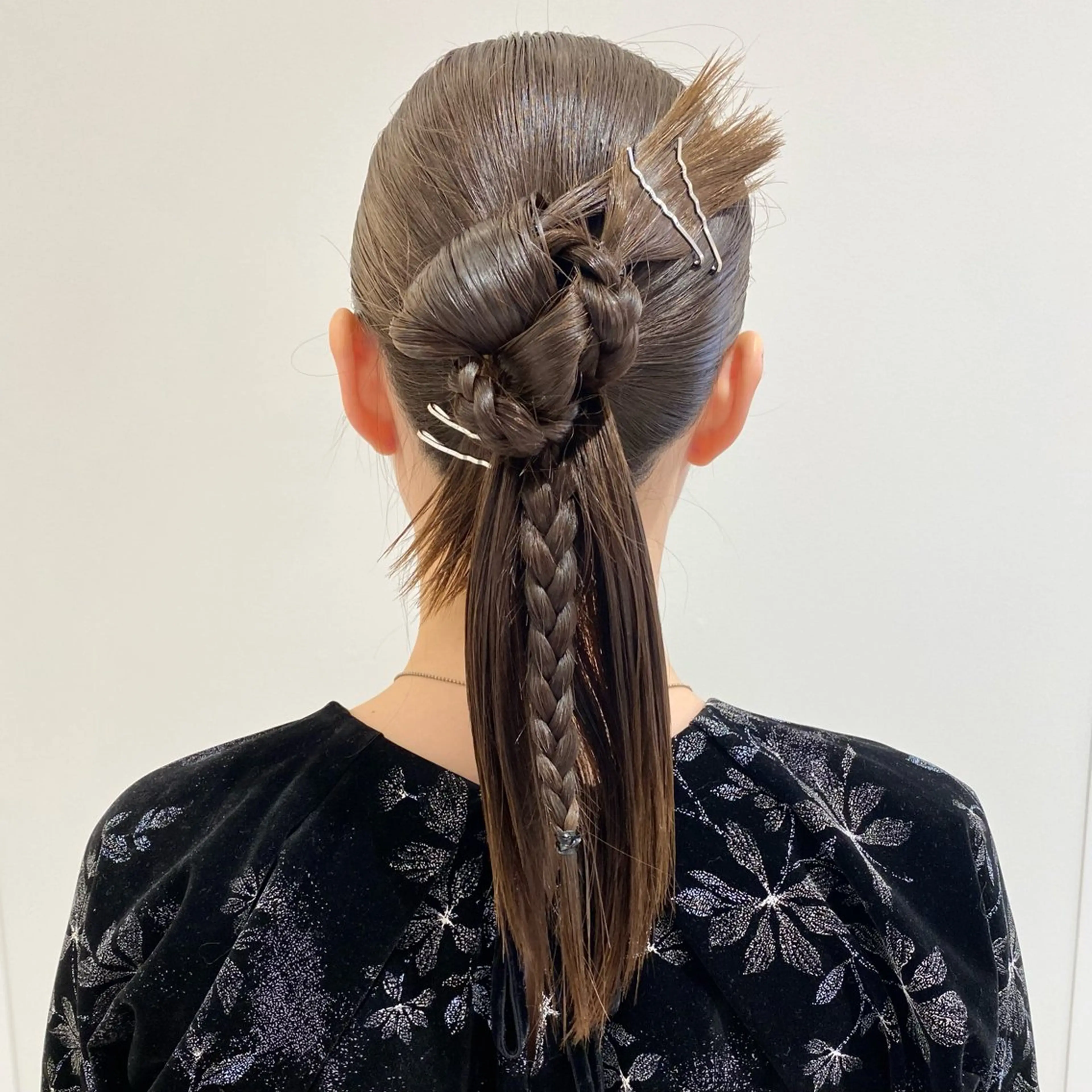 セミロング ヘアアレンジ セミロングパーマ 髪質改善 縮毛矯正 トリートメント ヘアセット ベージュ/アレンジ /横浜/杉本千夏のヘアスタイル