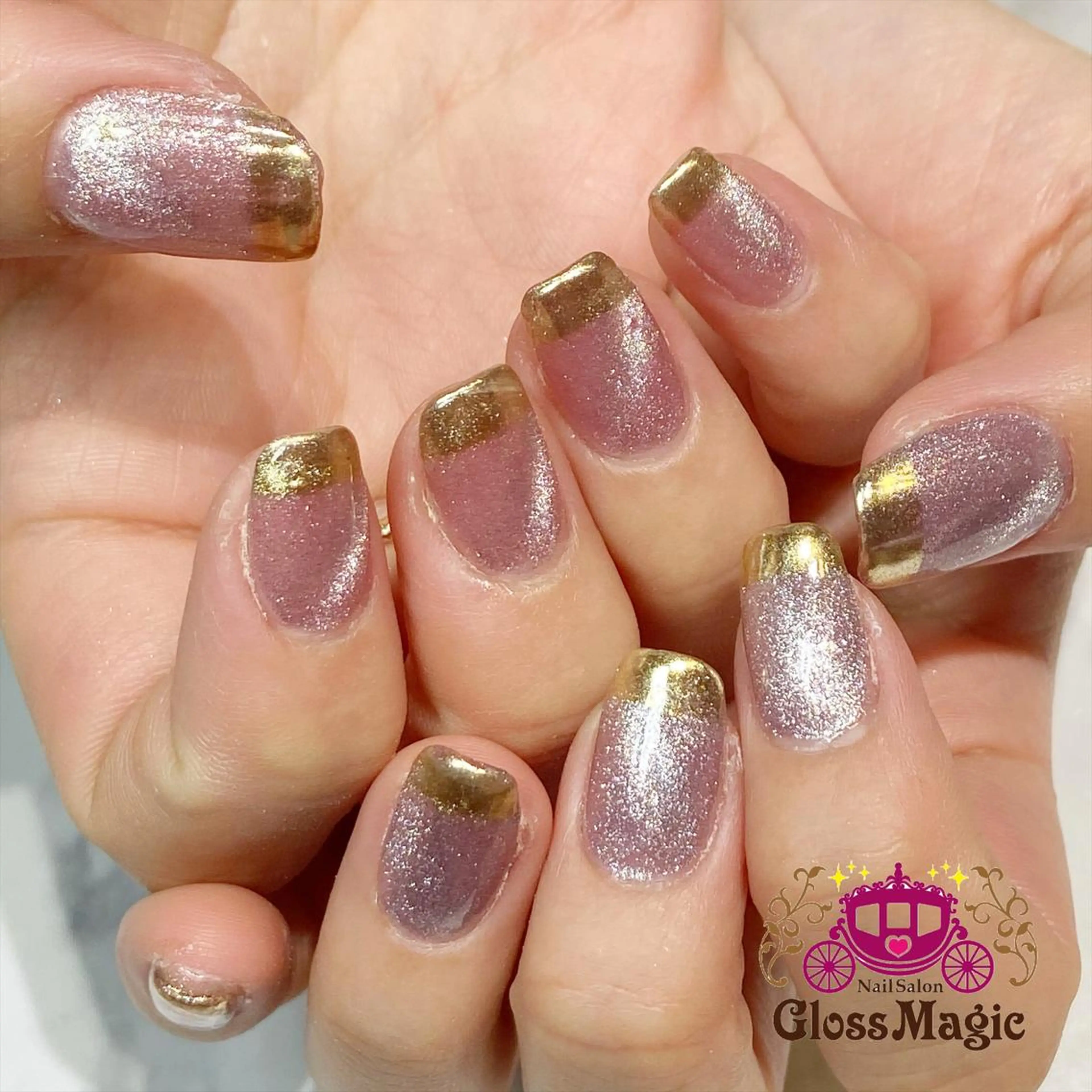 ネイル ジェルネイル シンプルネイル ストーンネイル ハンドネイル YUN 💅のネイルデザイン