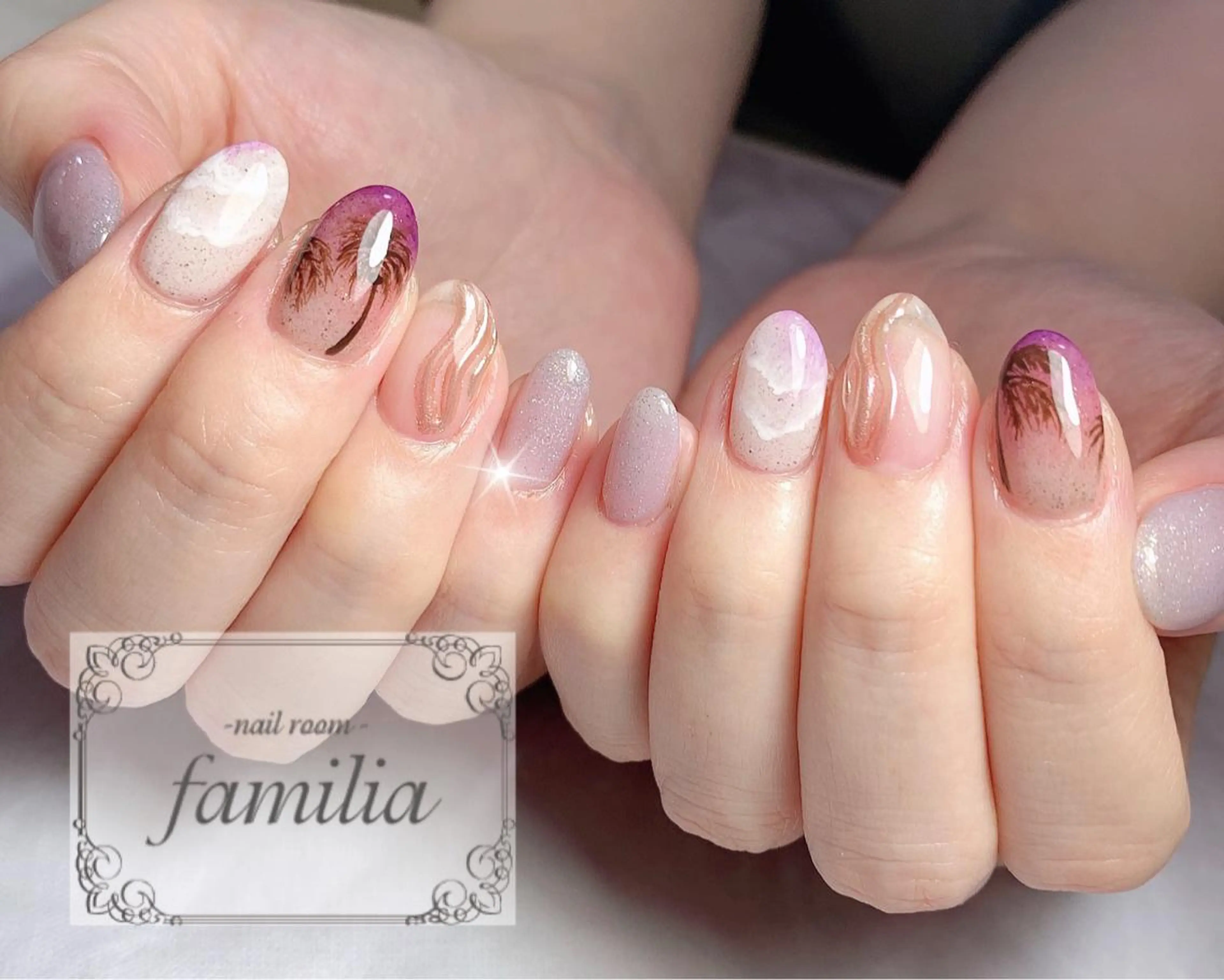 ネイル ハンドネイル -nailroom- familiaのネイルデザイン