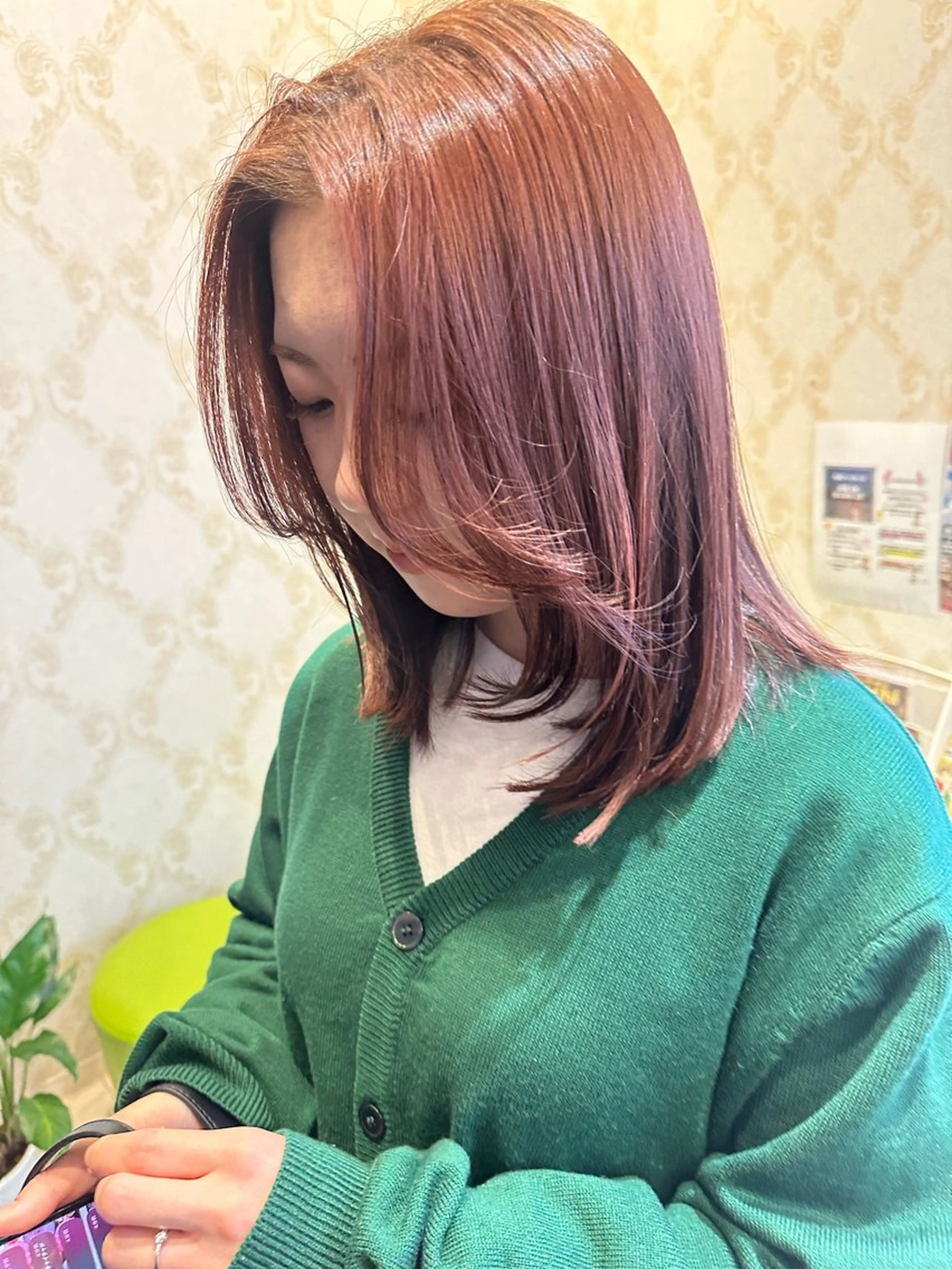 ミディアム 大口 楓のヘアスタイル