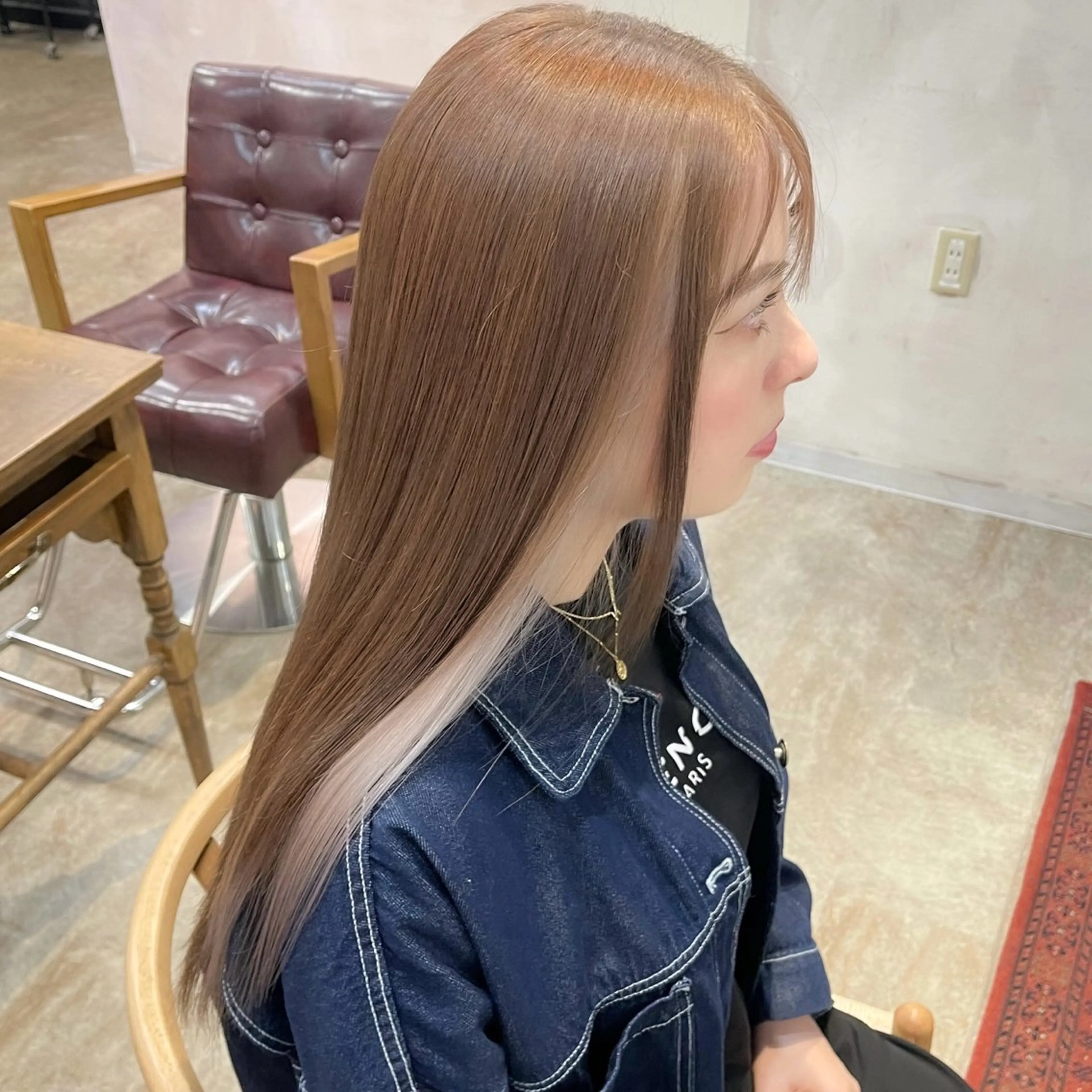 ケアカラー➕極潤3stepトリートメントの写真