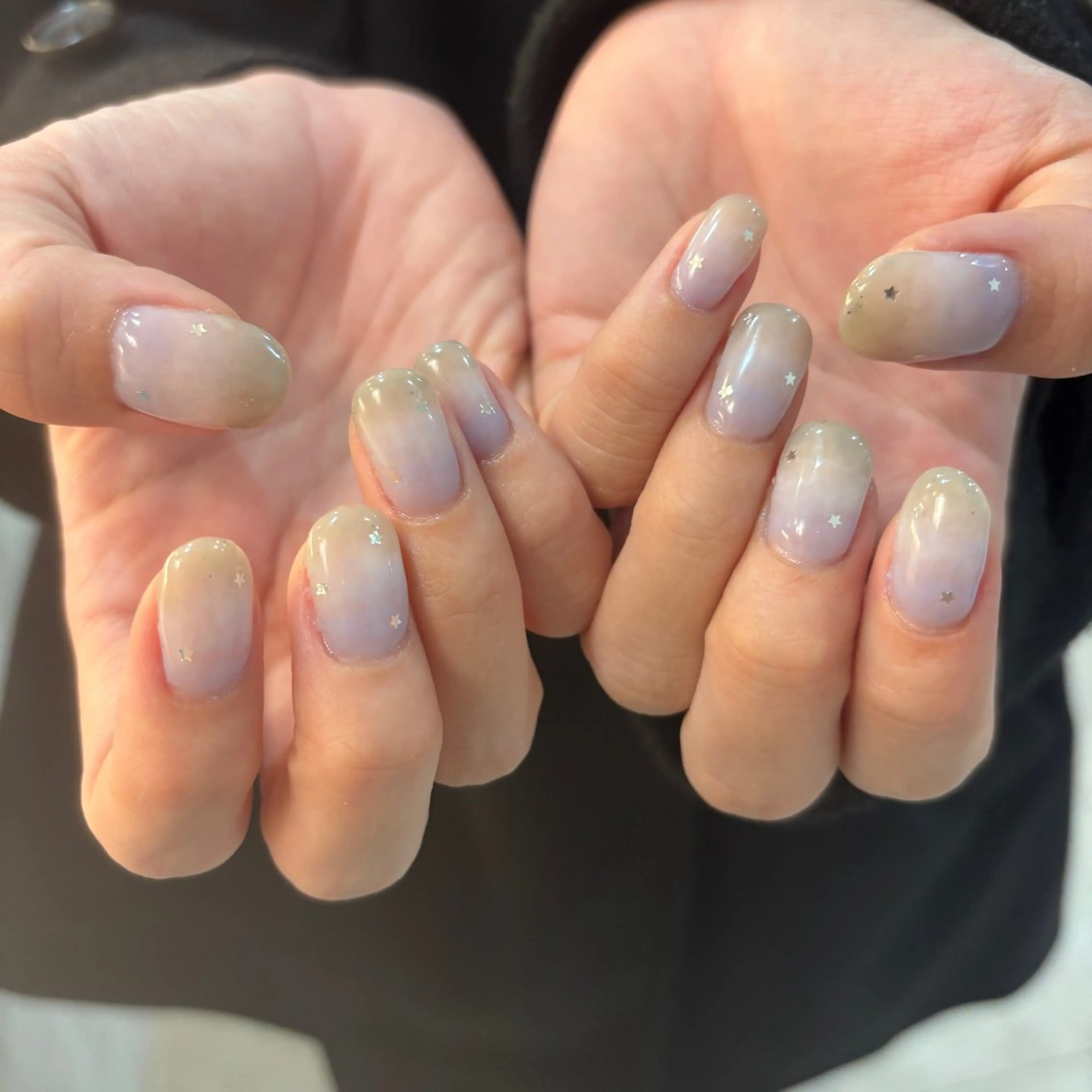 ネイル ハンドネイル フットネイル ゆびノさき茨木店 ニュアンス/アートのネイルデザイン