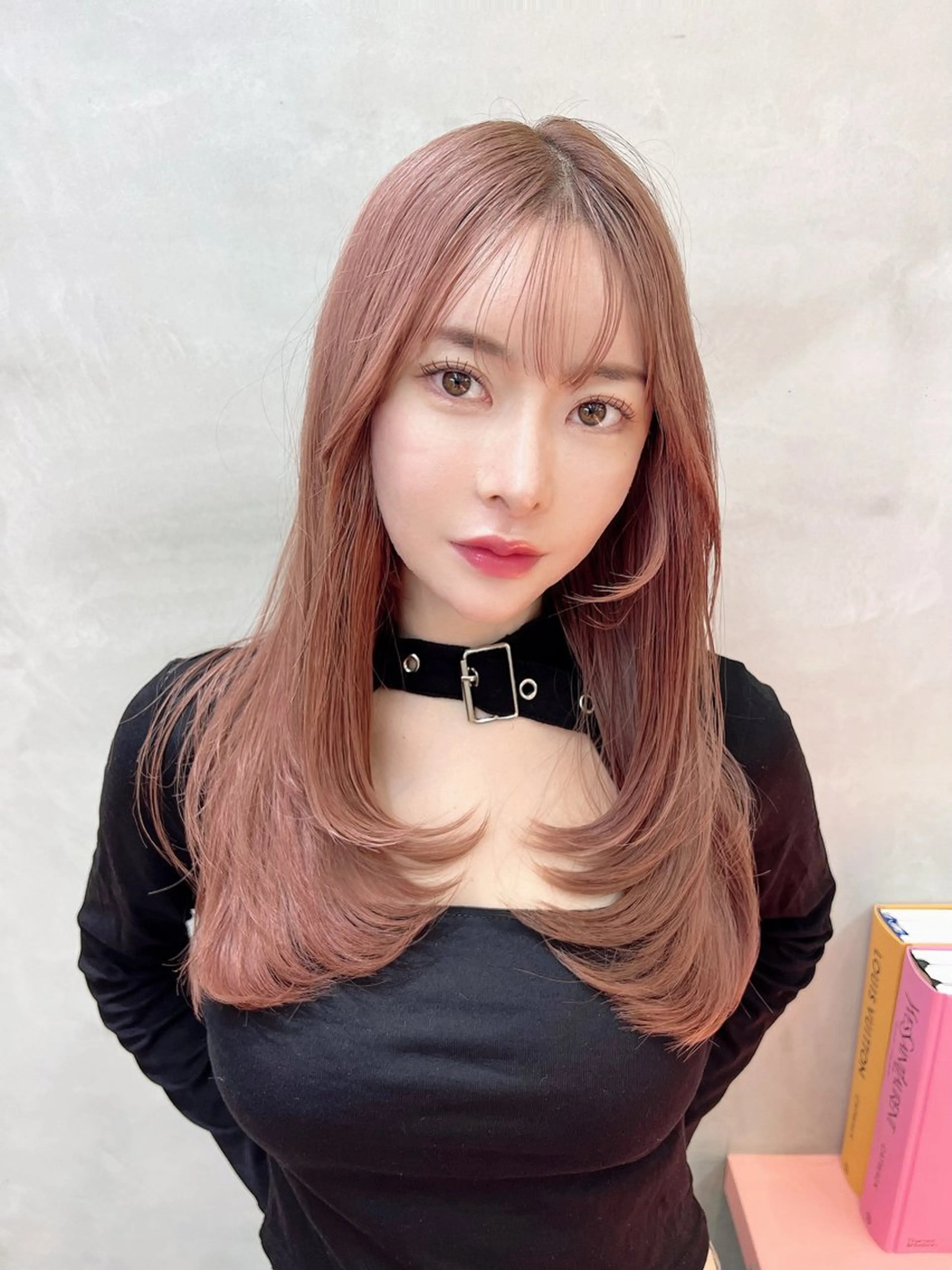 ロング カラー カット ヘアカラー トリートメント レイヤーカット /透明感カラー西田のヘアスタイル