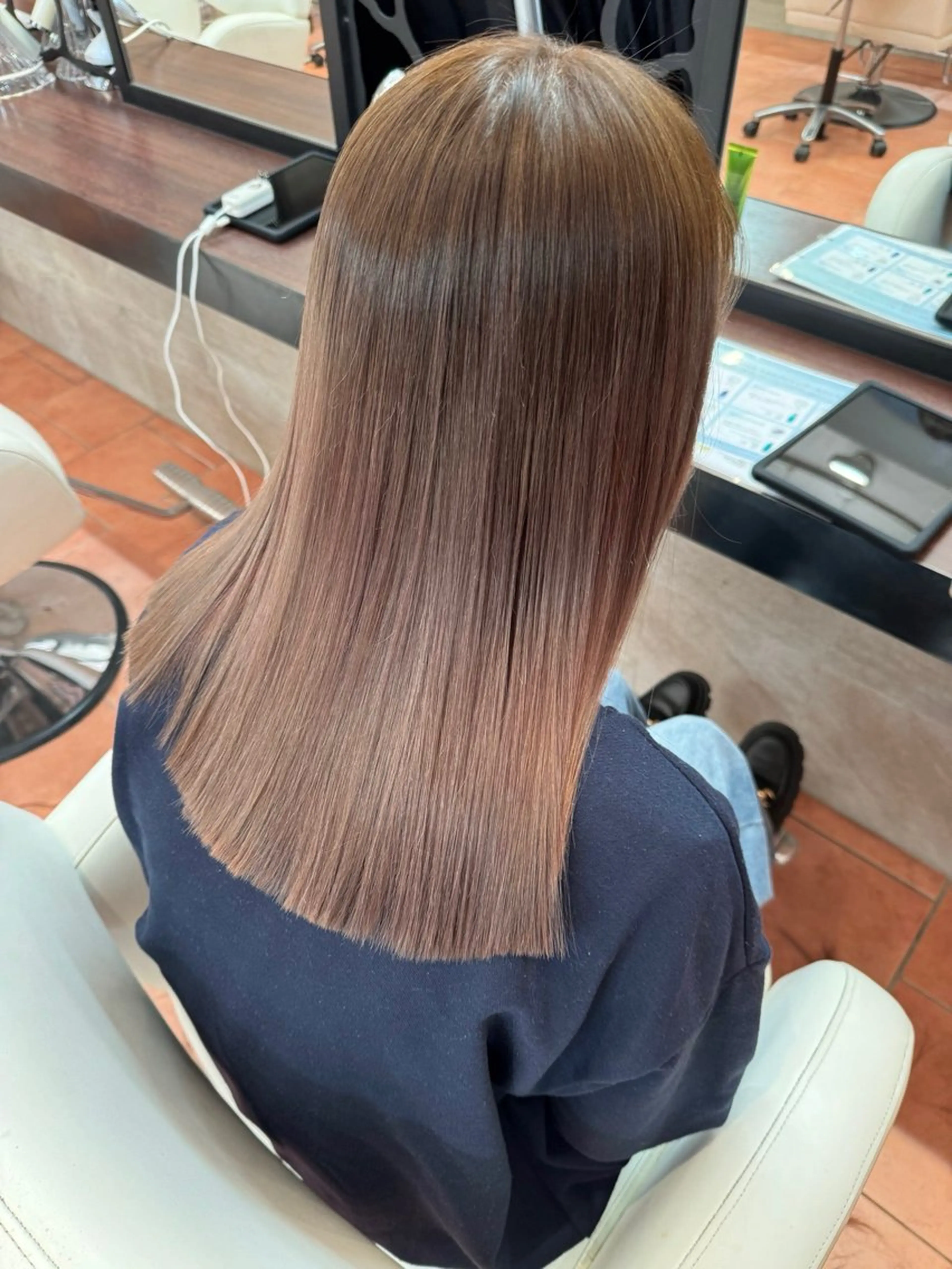 ミディアム カラー カット ヘアカラー 髪質改善✨🫧三澤 廉 M.SLASHのヘアスタイル