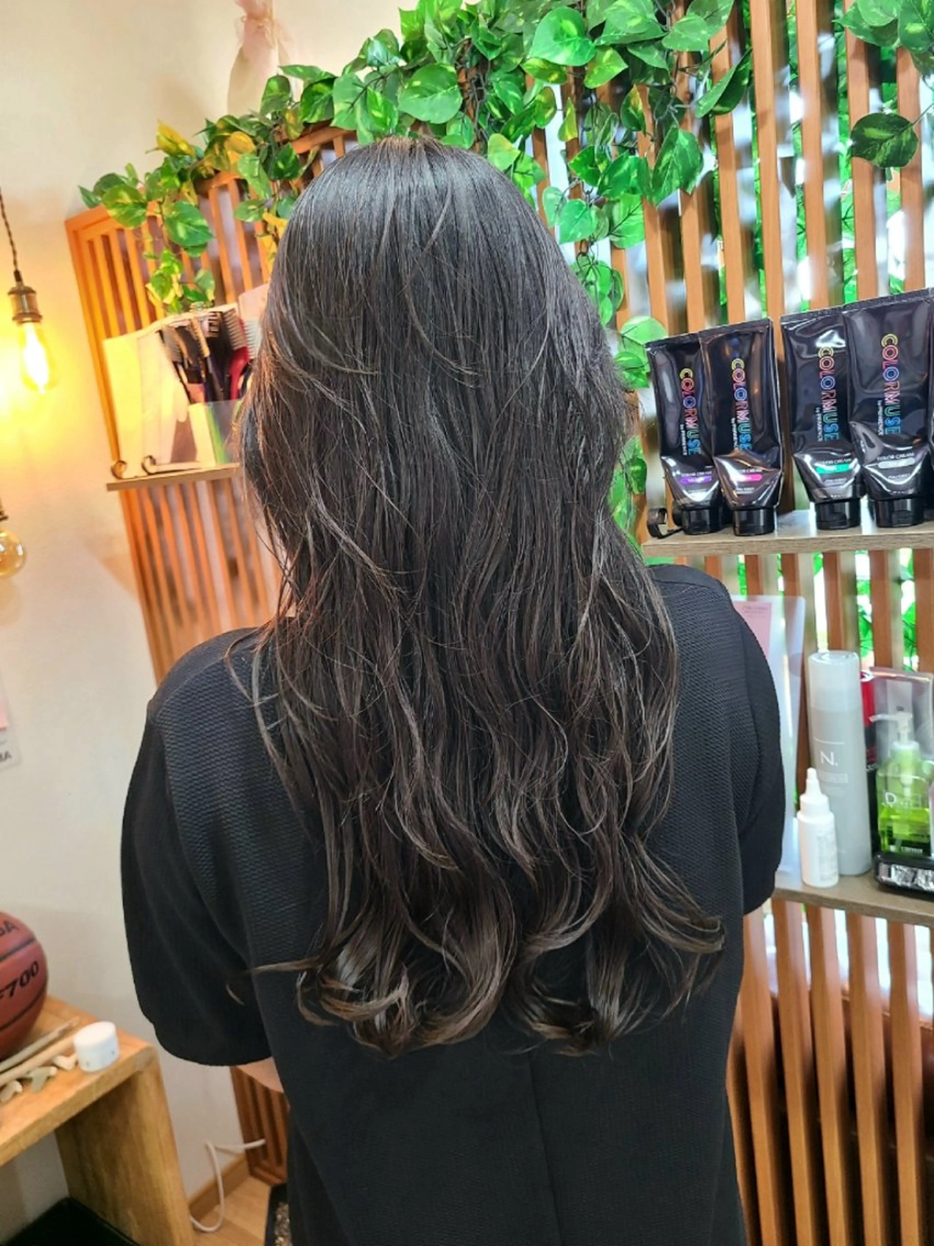 ロング シ マのヘアスタイル