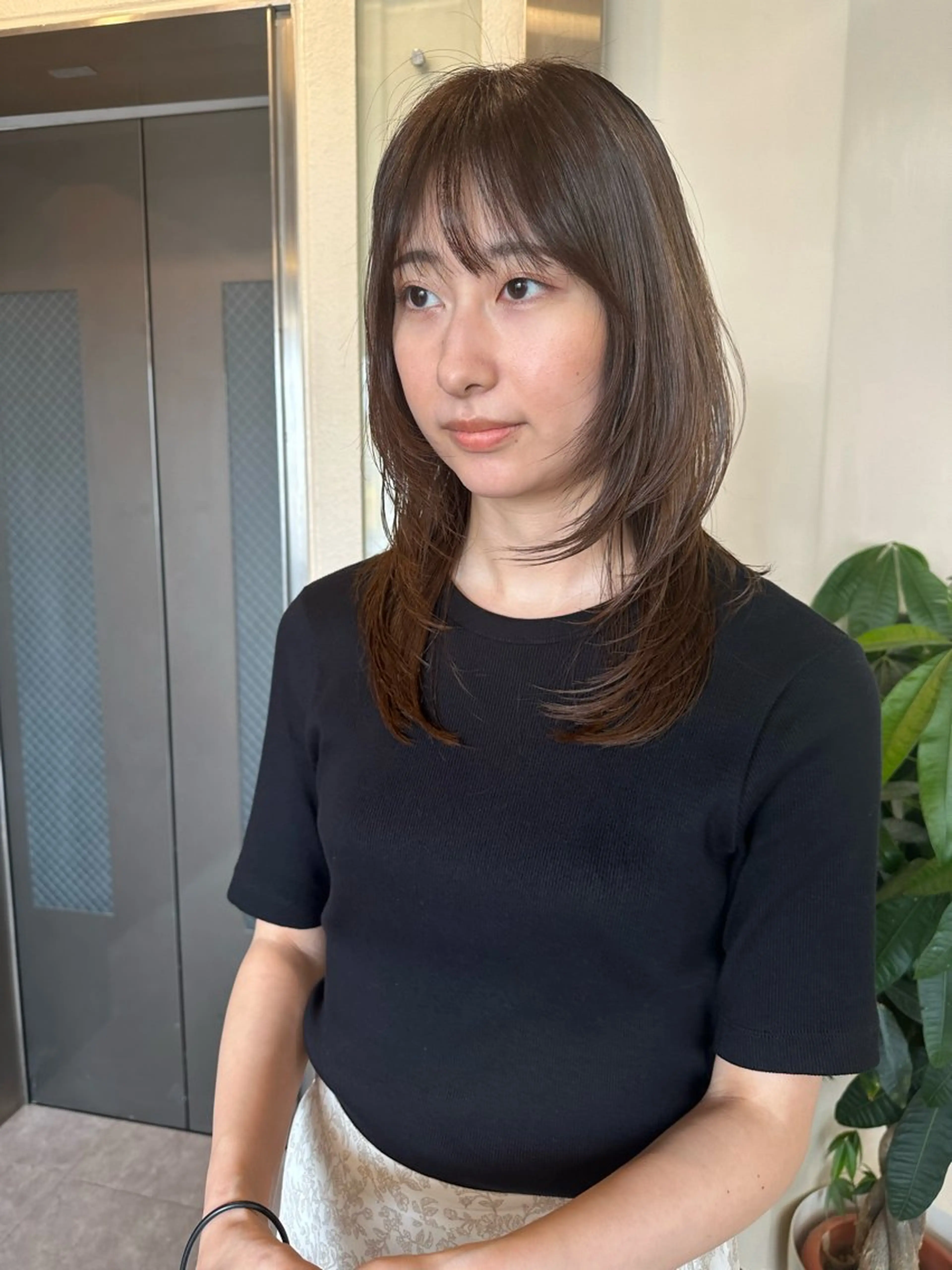 ミディアム 鎌倉 彩のヘアスタイル