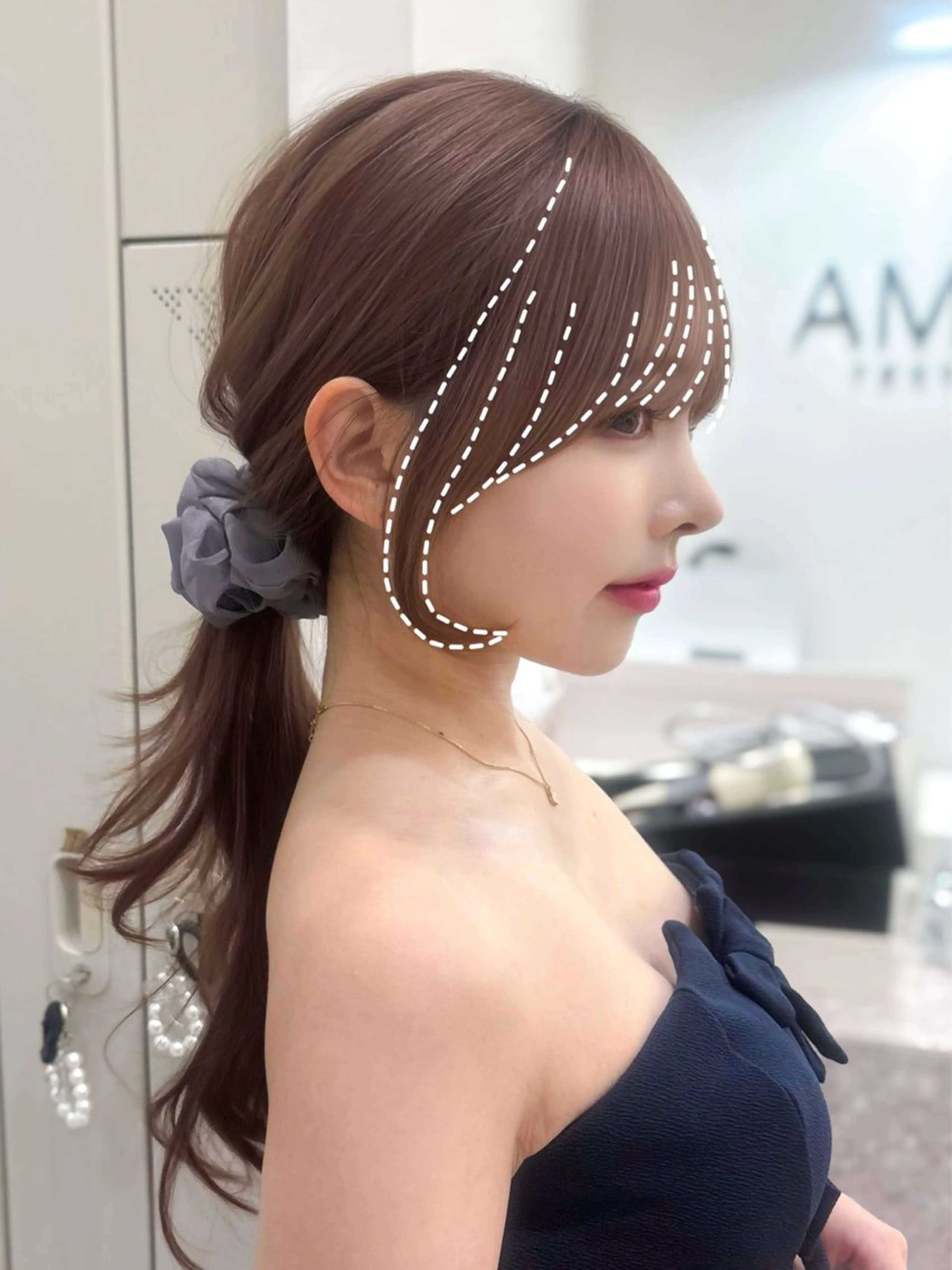 ロング カラー ベージュカラー 韓国風ヘア レイヤーカット カット ヘアカラー トリートメント 艶髪/モテヘア🎀 MIHOのヘアスタイル