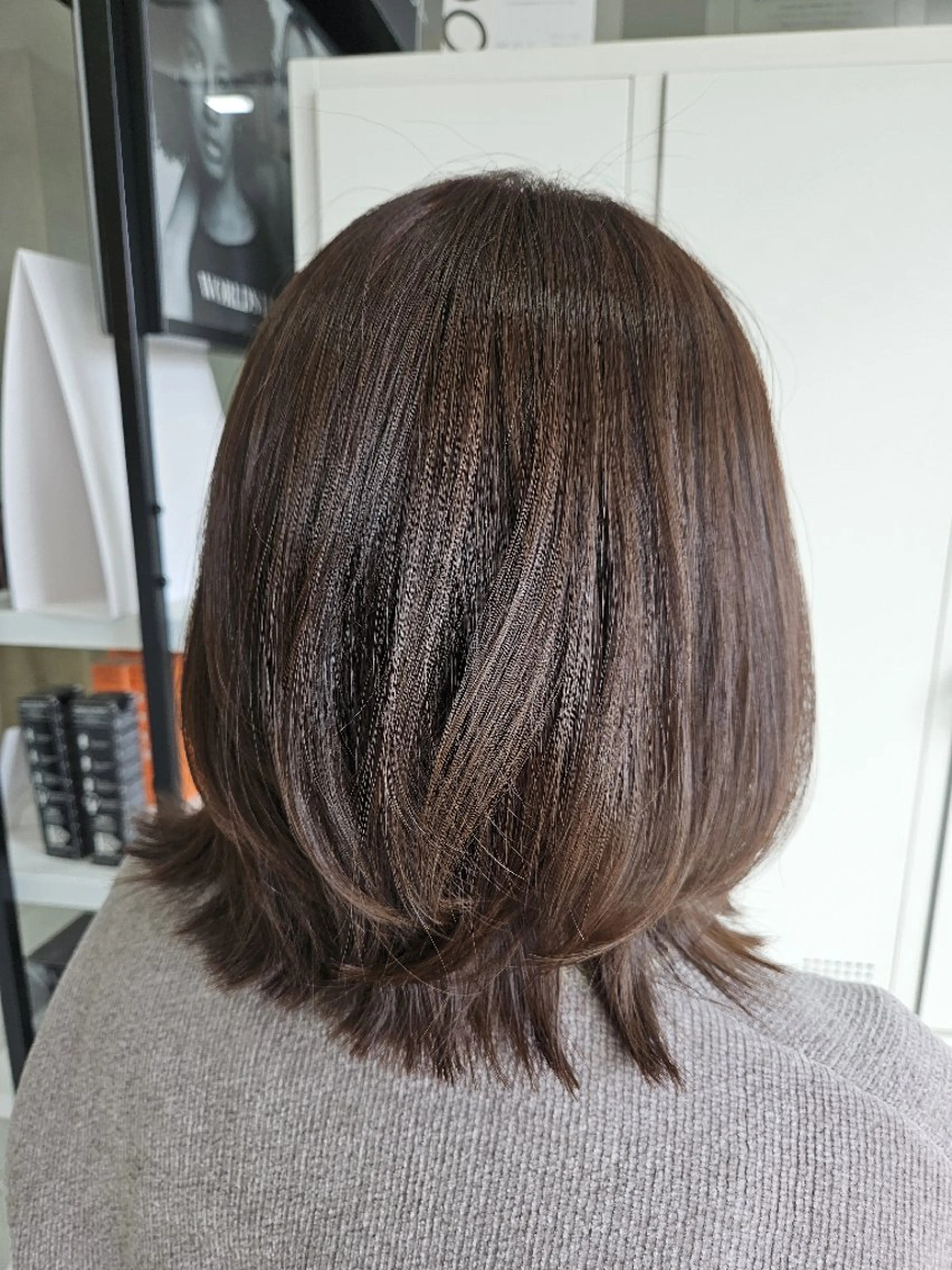 カラー パーマ セミロング ボブ レイヤーカット 【GRANDEUR】 Matsuiのヘアスタイル