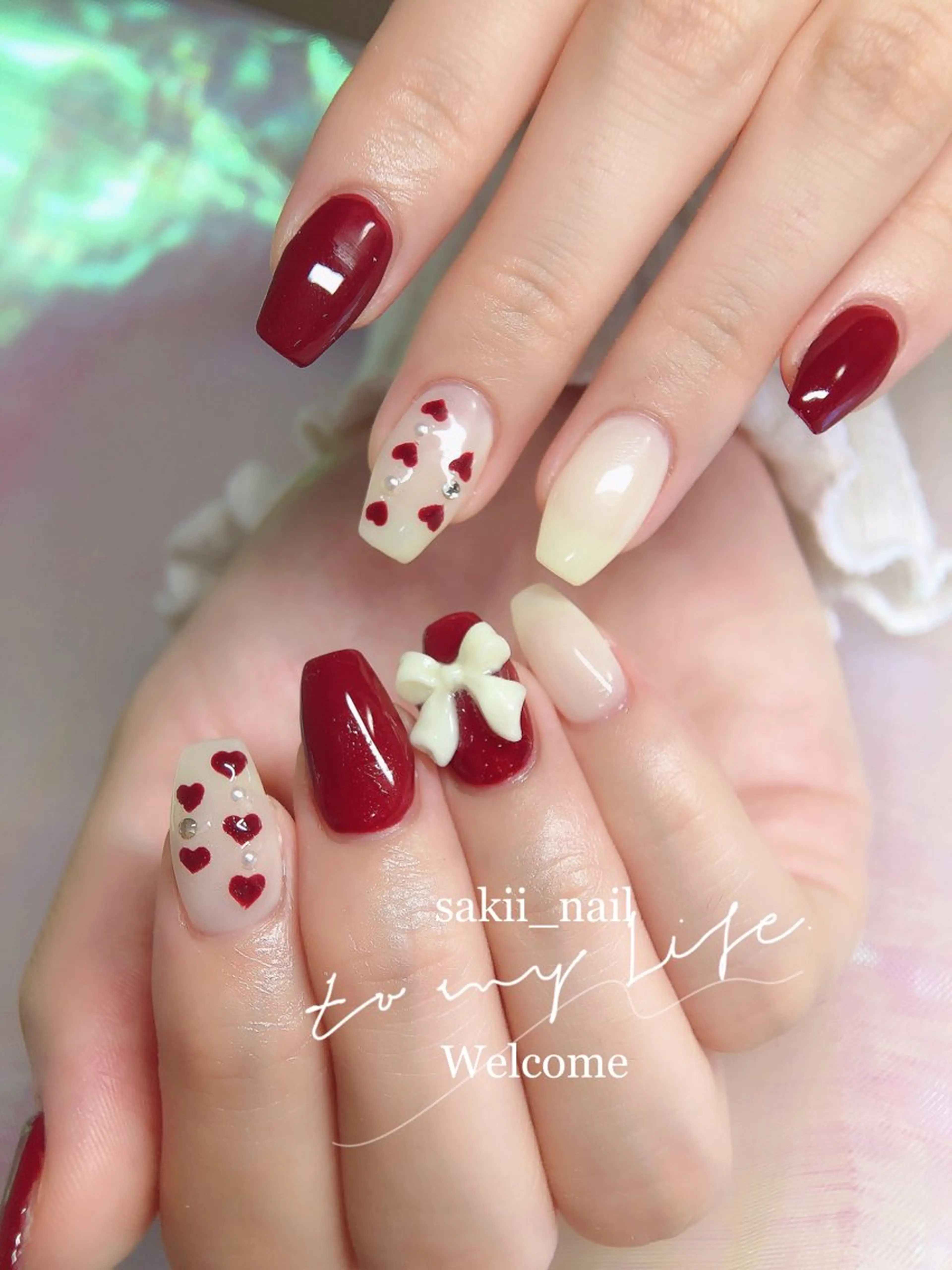 【オフ無料】♥人気✨✨持ち込みデザイン4本+ワンカラー💖の写真