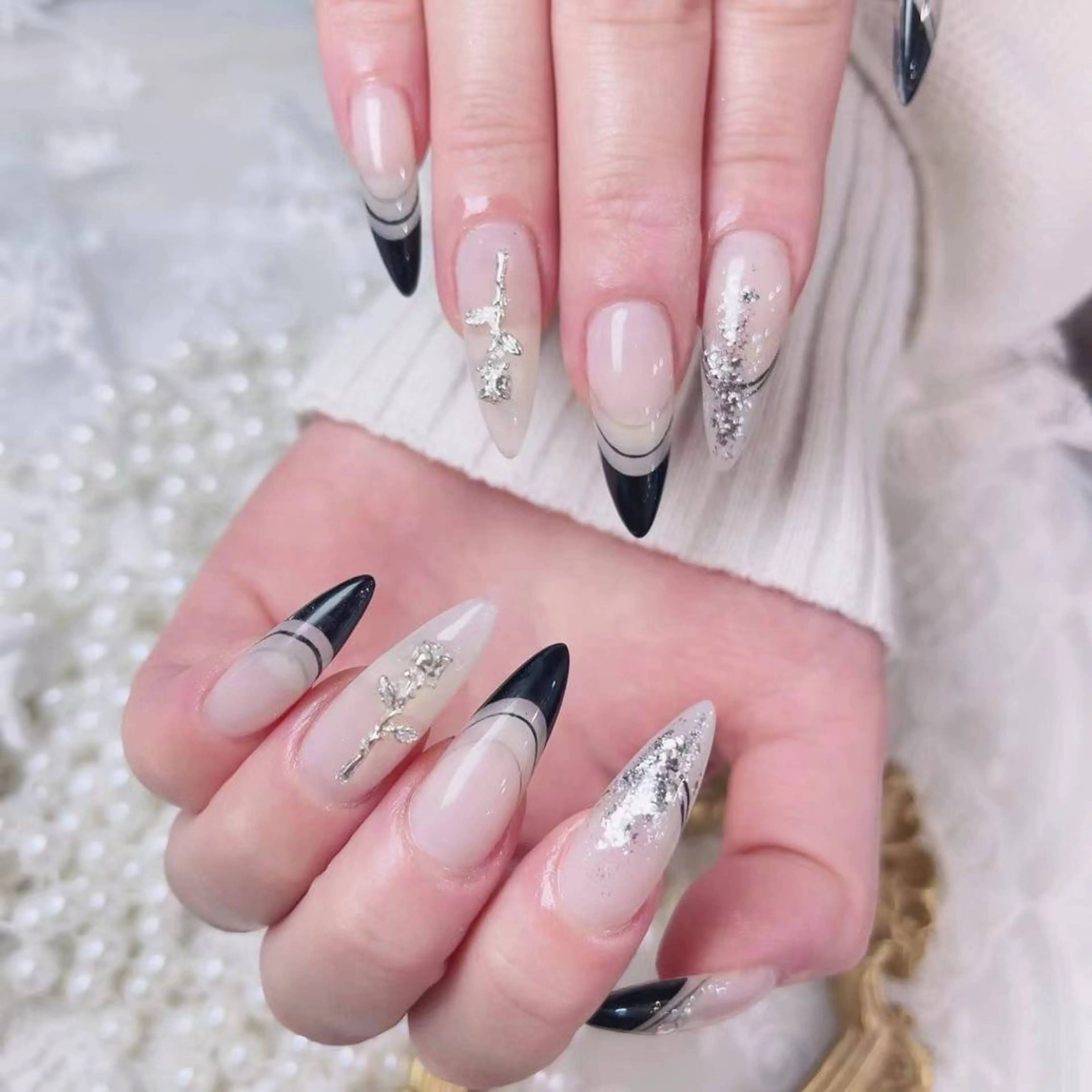 ネイル アートネイル フラワーネイル フットネイル フレンチネイル ジェルネイル Babarla nailのネイルデザイン