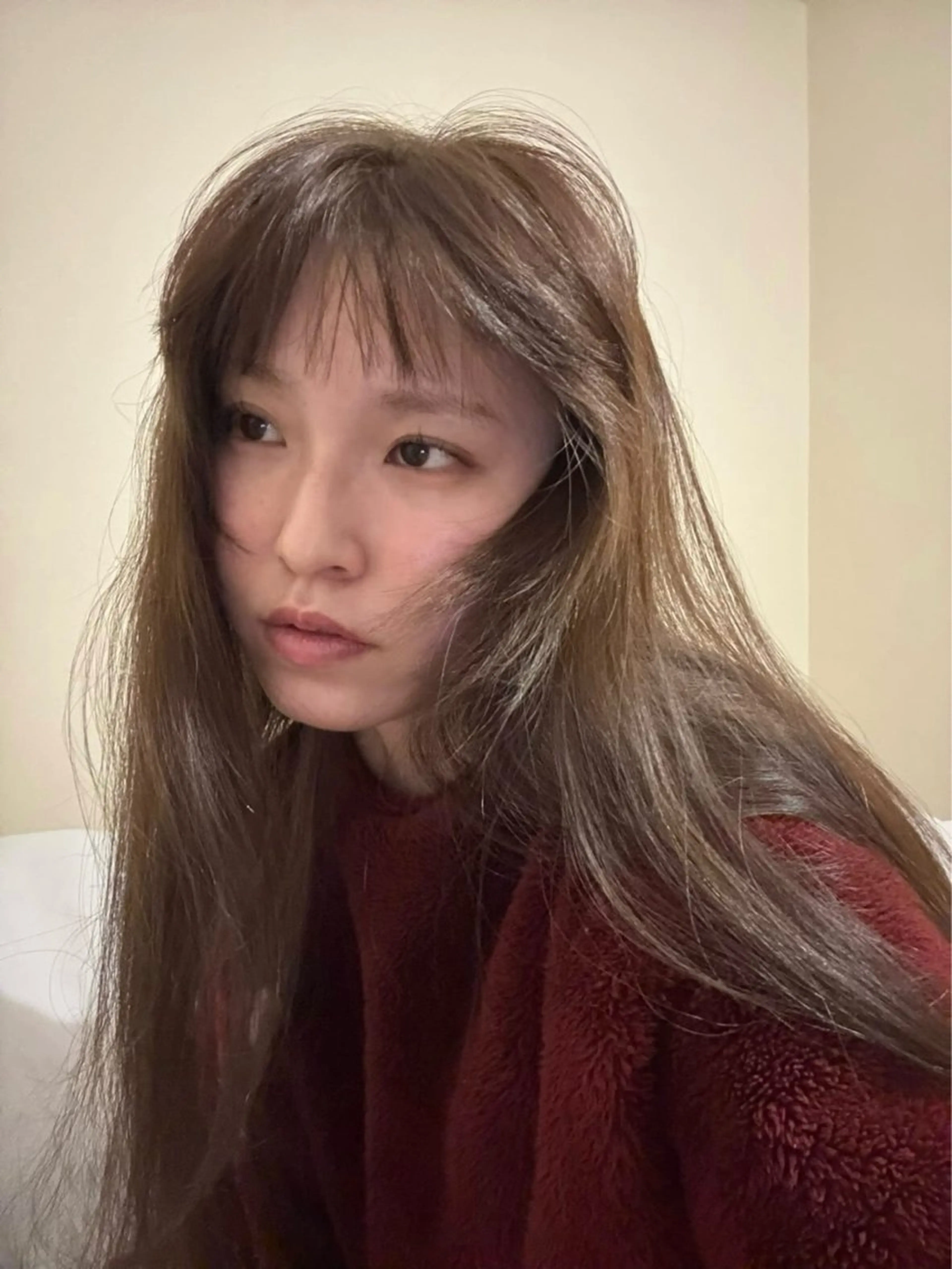 ロング カラー デザインカット/ パーマ/nanaのヘアスタイル